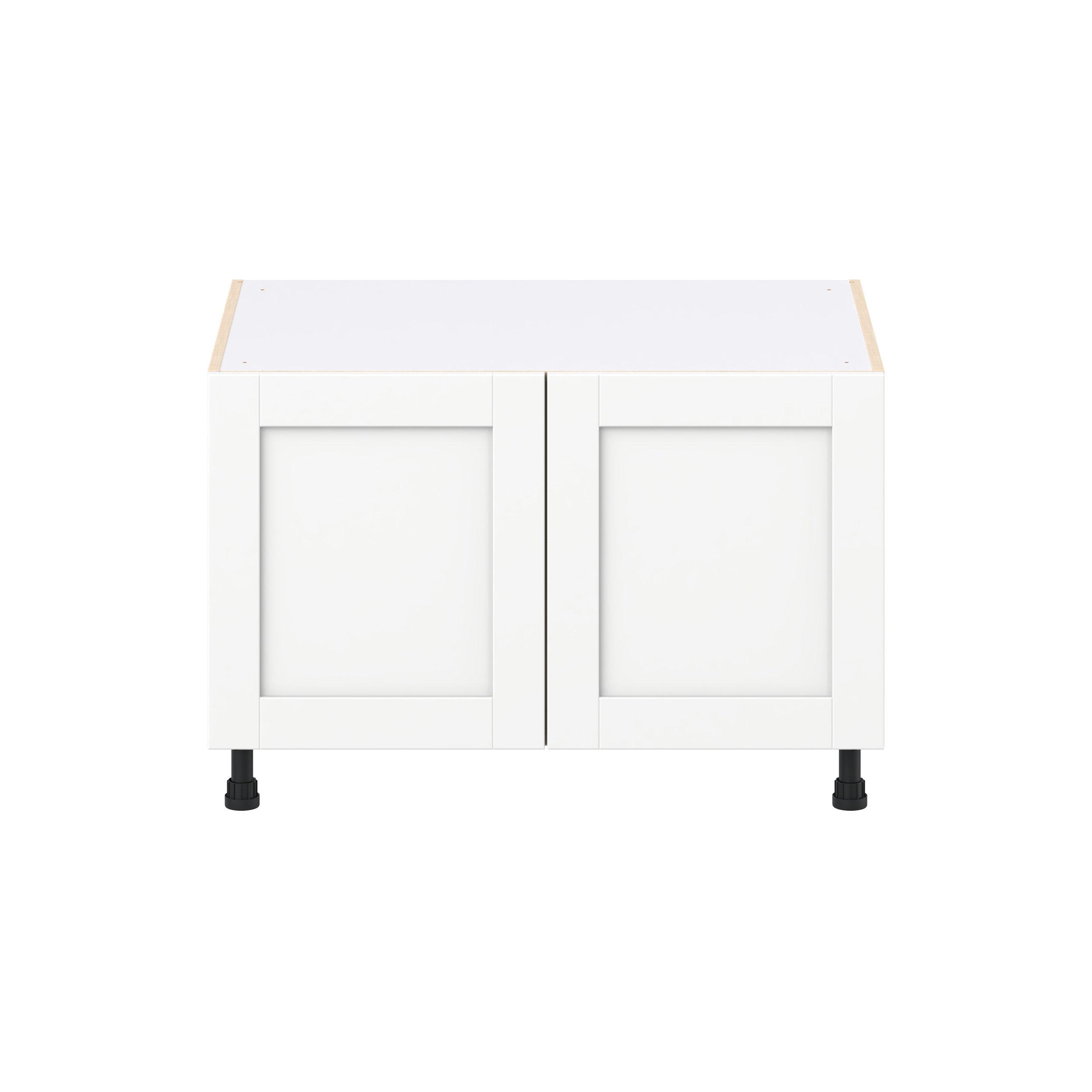 Summerhill 36 in. Bright White Apron Sink Base