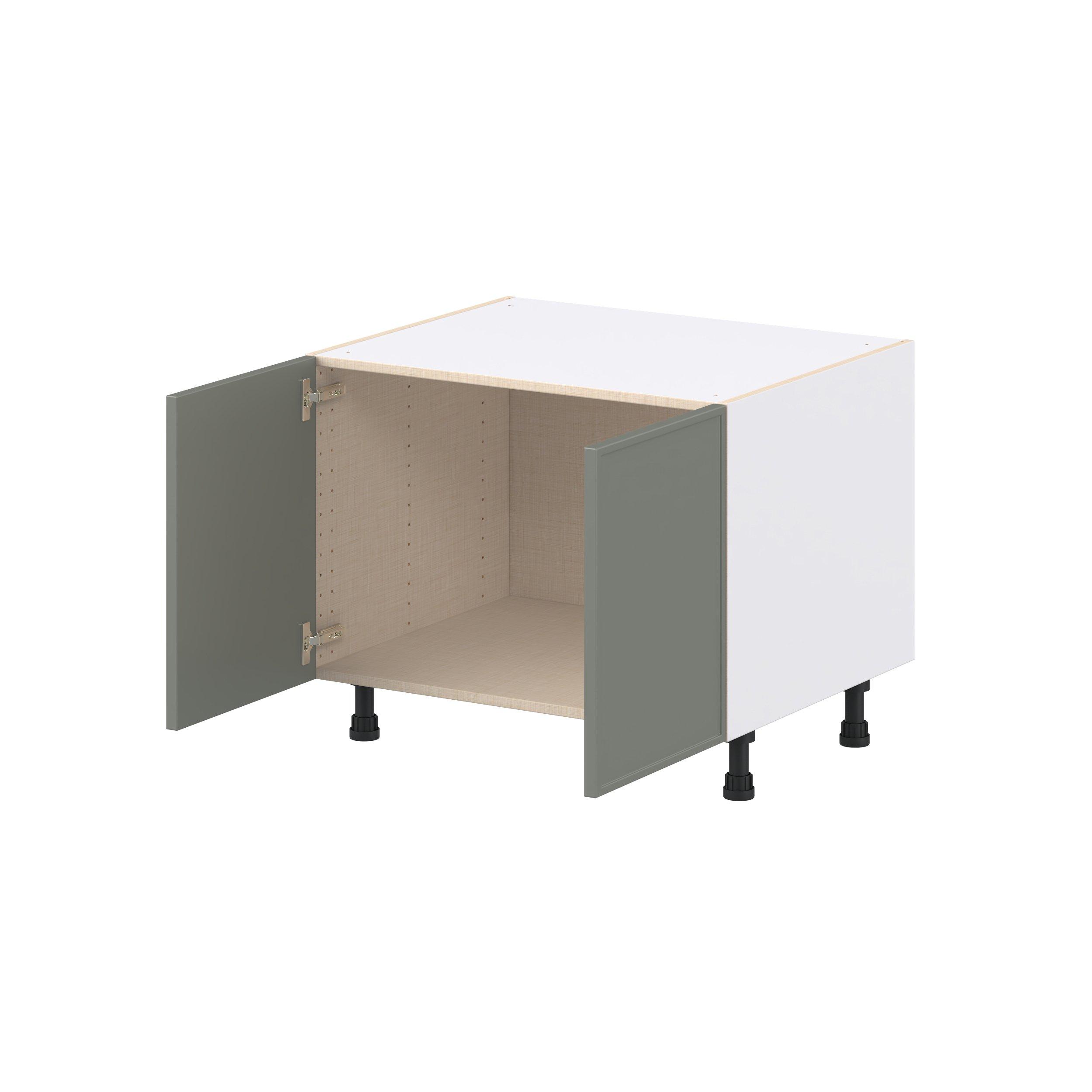 Linden 30 in. Painted Moss Green Apron Sink Base
