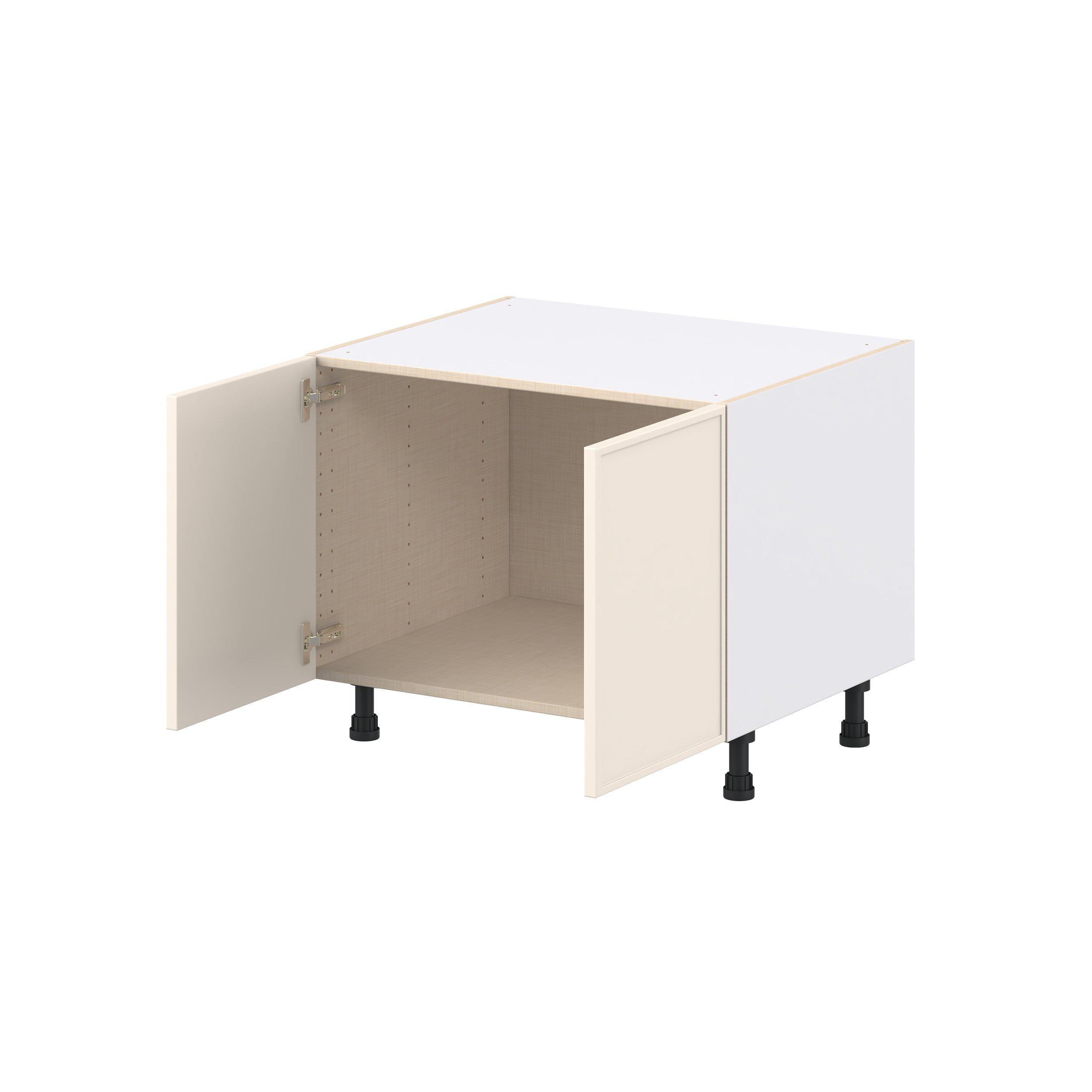 Linden 30 in. Painted Washed Linen Apron Sink Base