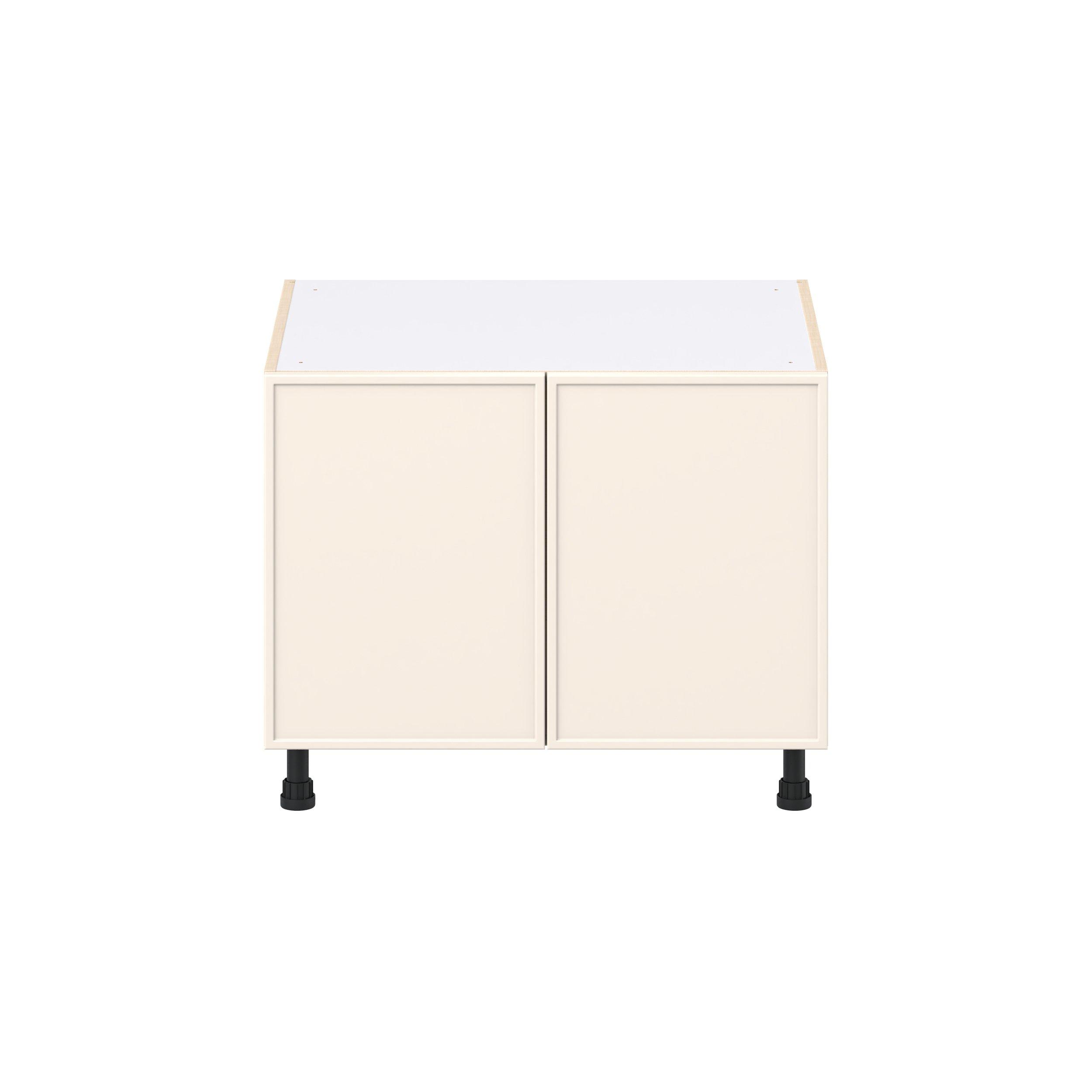 Linden 30 in. Painted Washed Linen Apron Sink Base