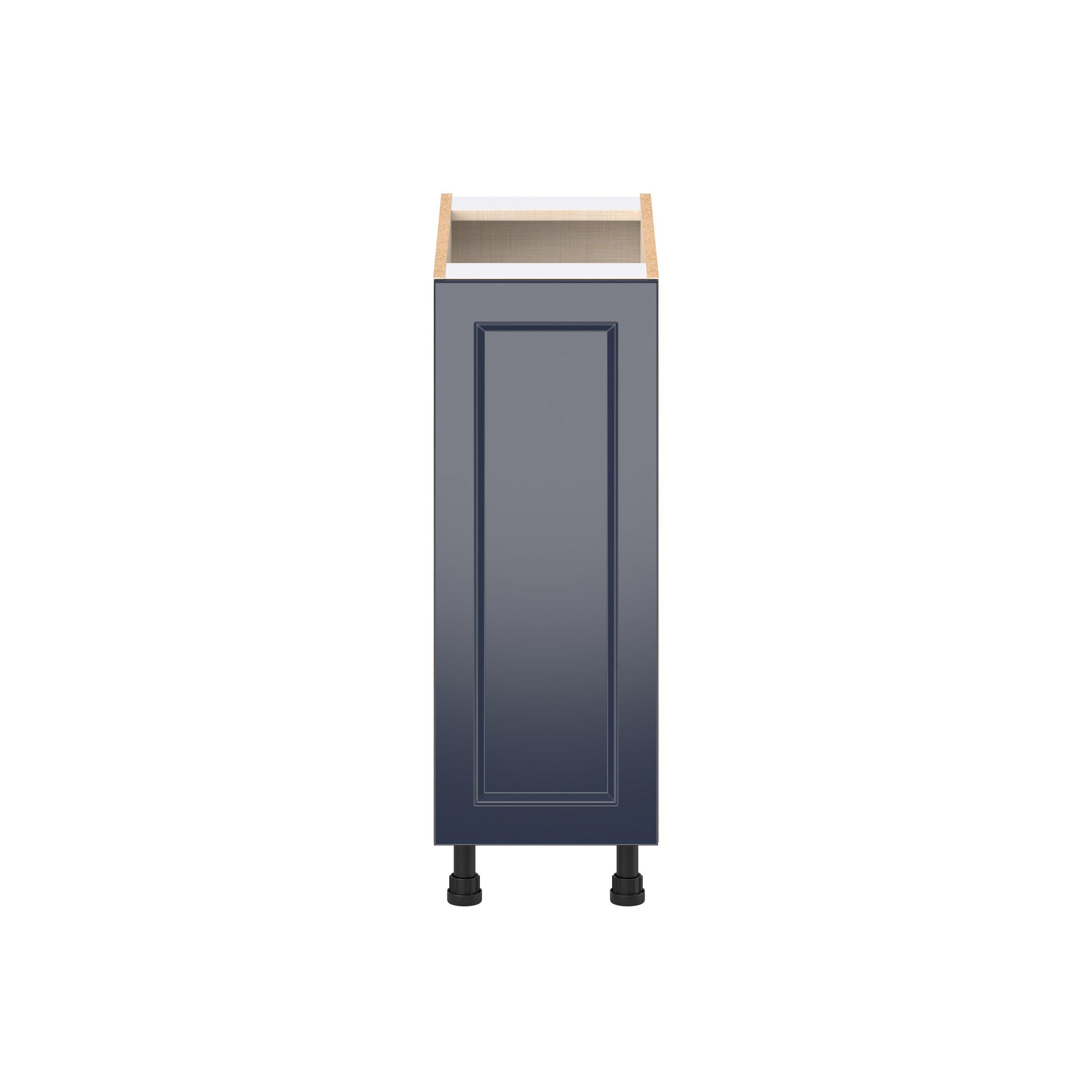 Peachtree 12 in. Painted Midnight Blue Spice Rack Pull-Out Base Cabinet
