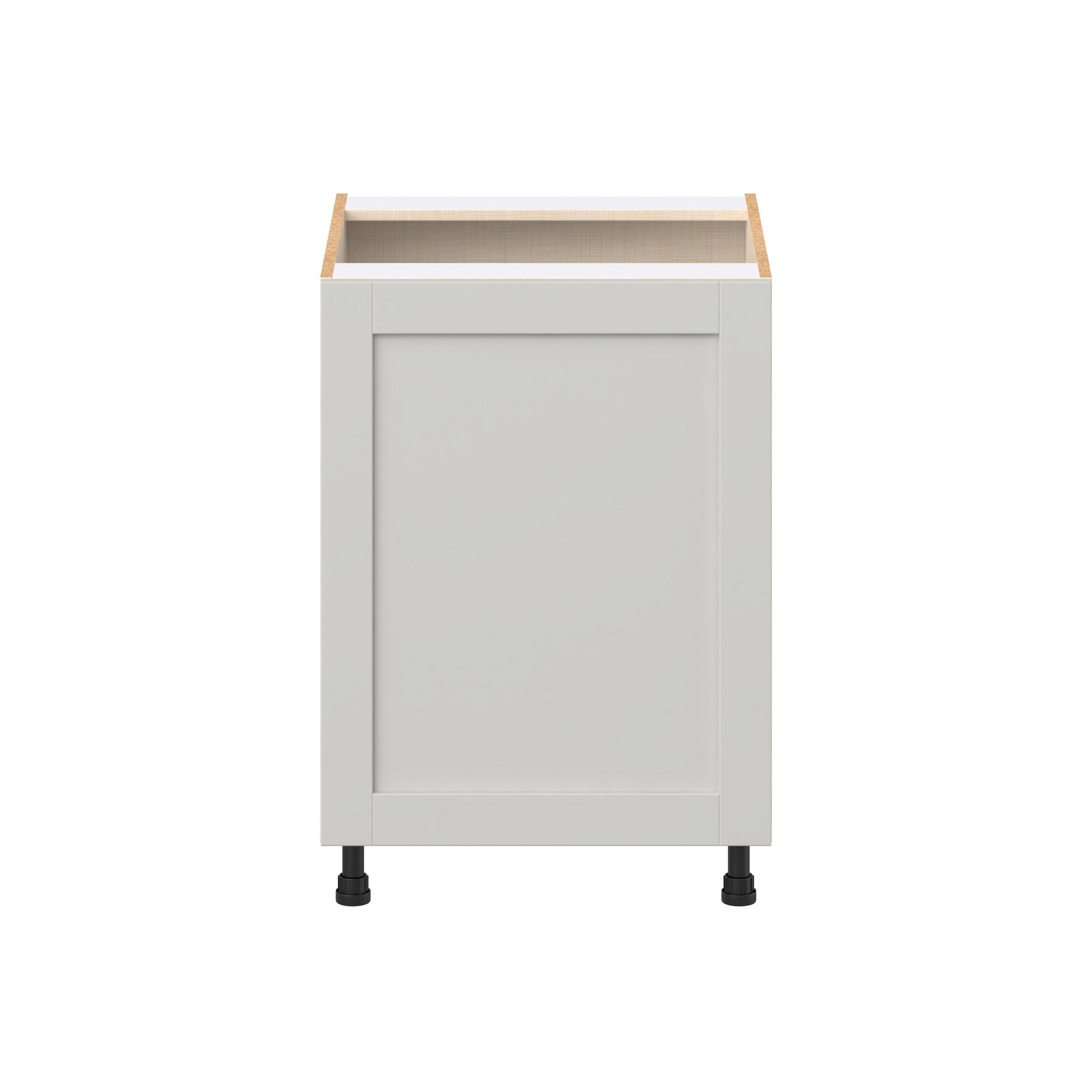 Summerhill 24 in. Light Gray Trash Can Pull-Out Base Cabinet