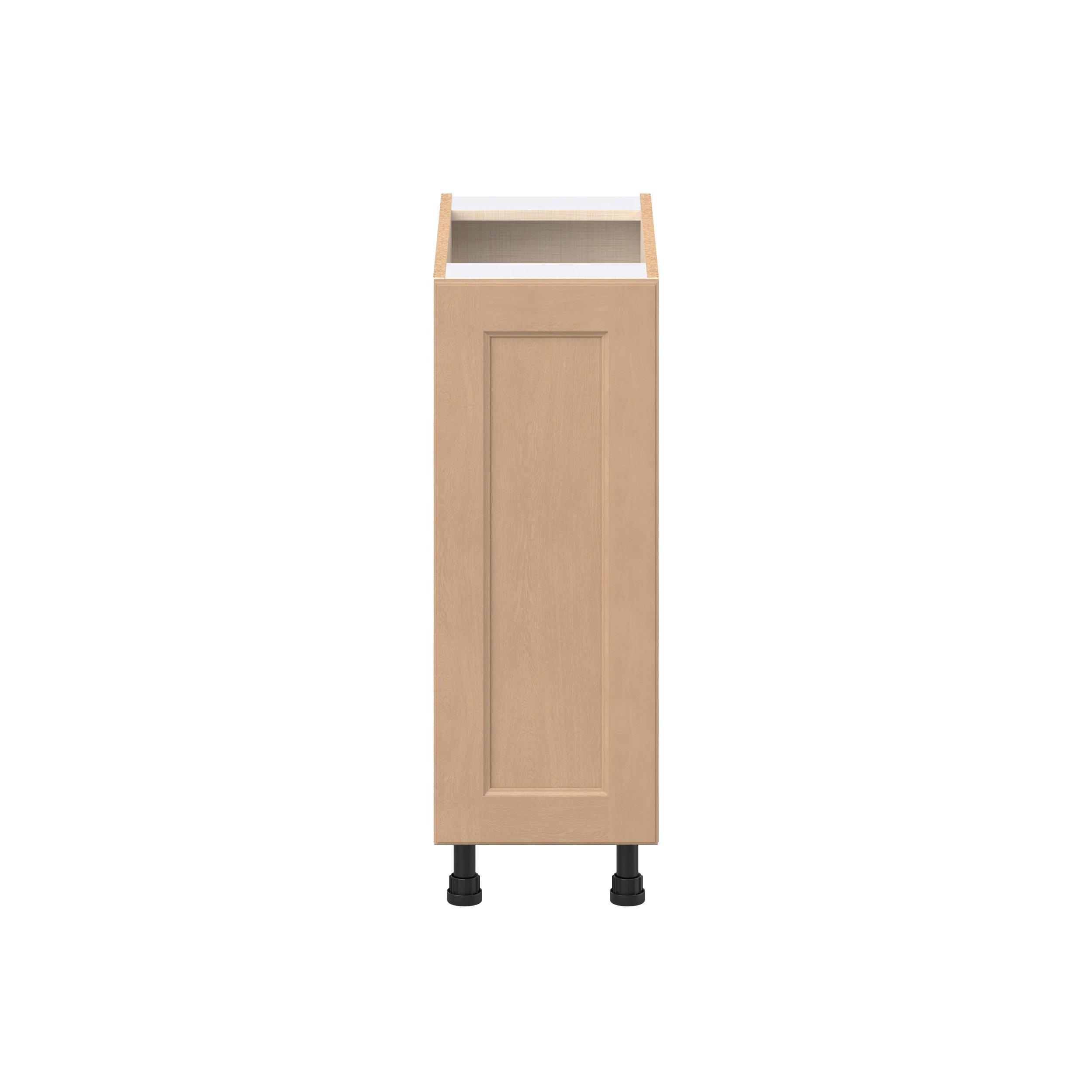 Sugarhill 12 in. Stained Sugar Cookie Spice Rack Pull-Out Base Cabinet