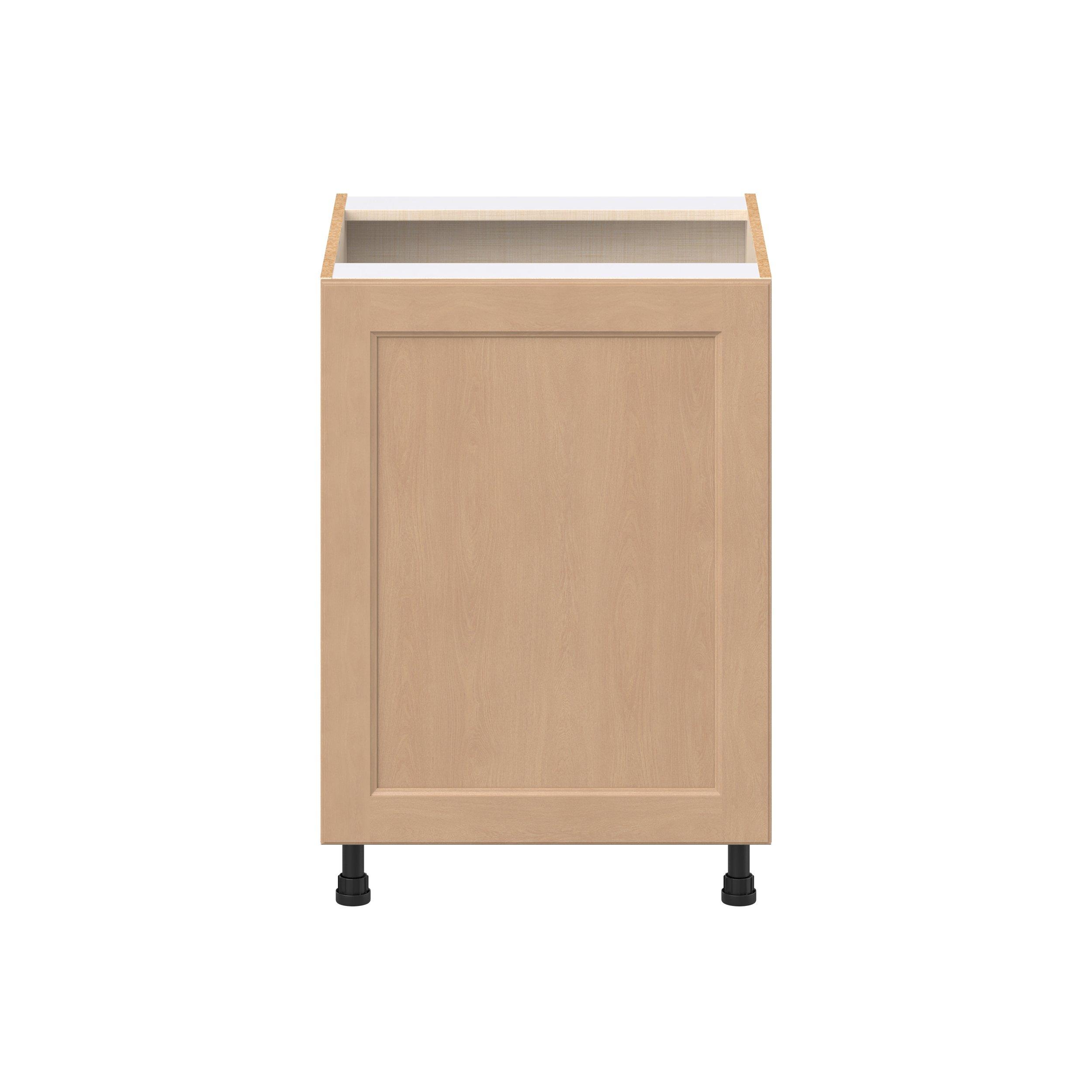 Sugarhill 24 in. Stained Sugar Cookie Trash Can Pull-Out Base Cabinet