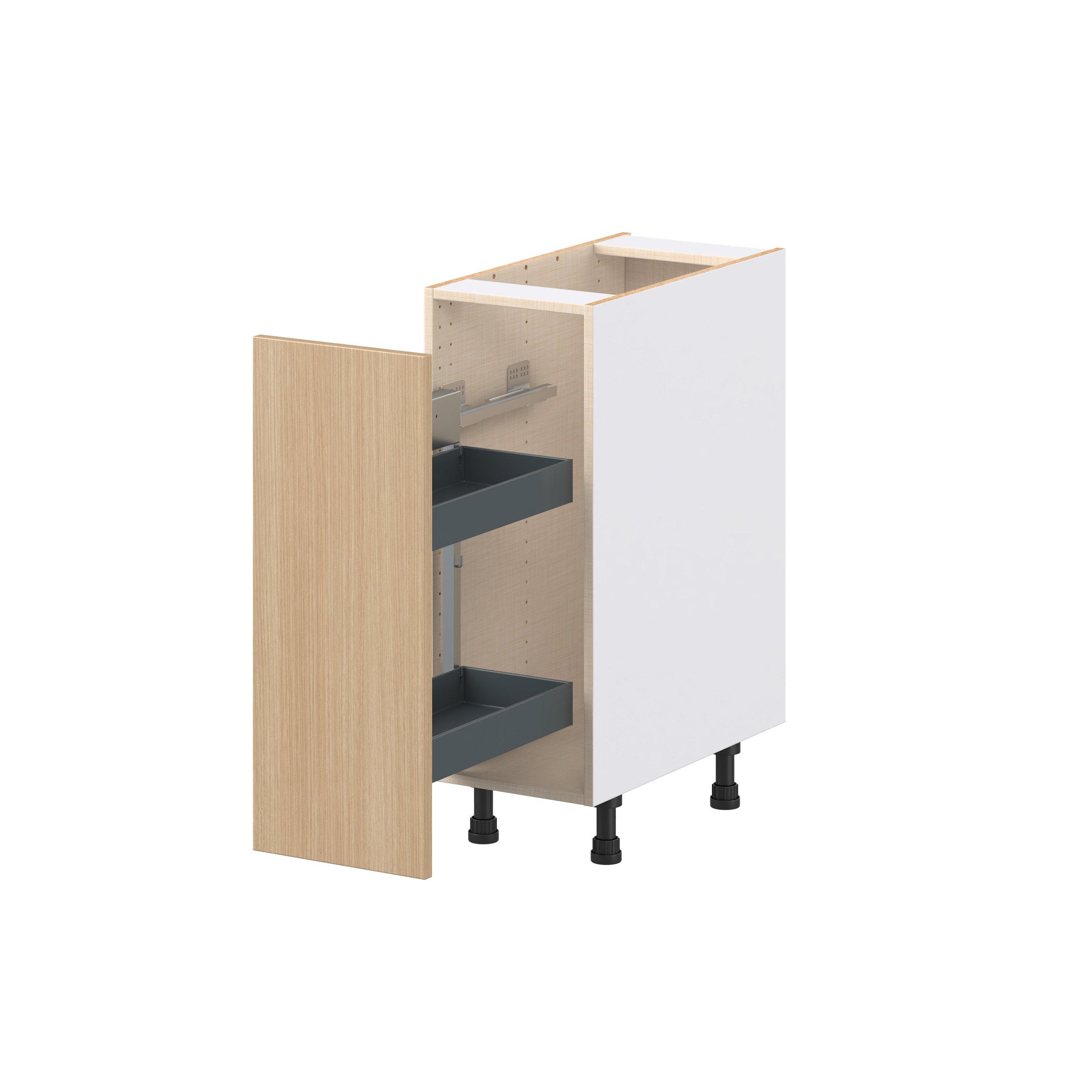 Glenwood 12 in. Mojavi Oak Spice Rack Pull-Out Base Cabinet