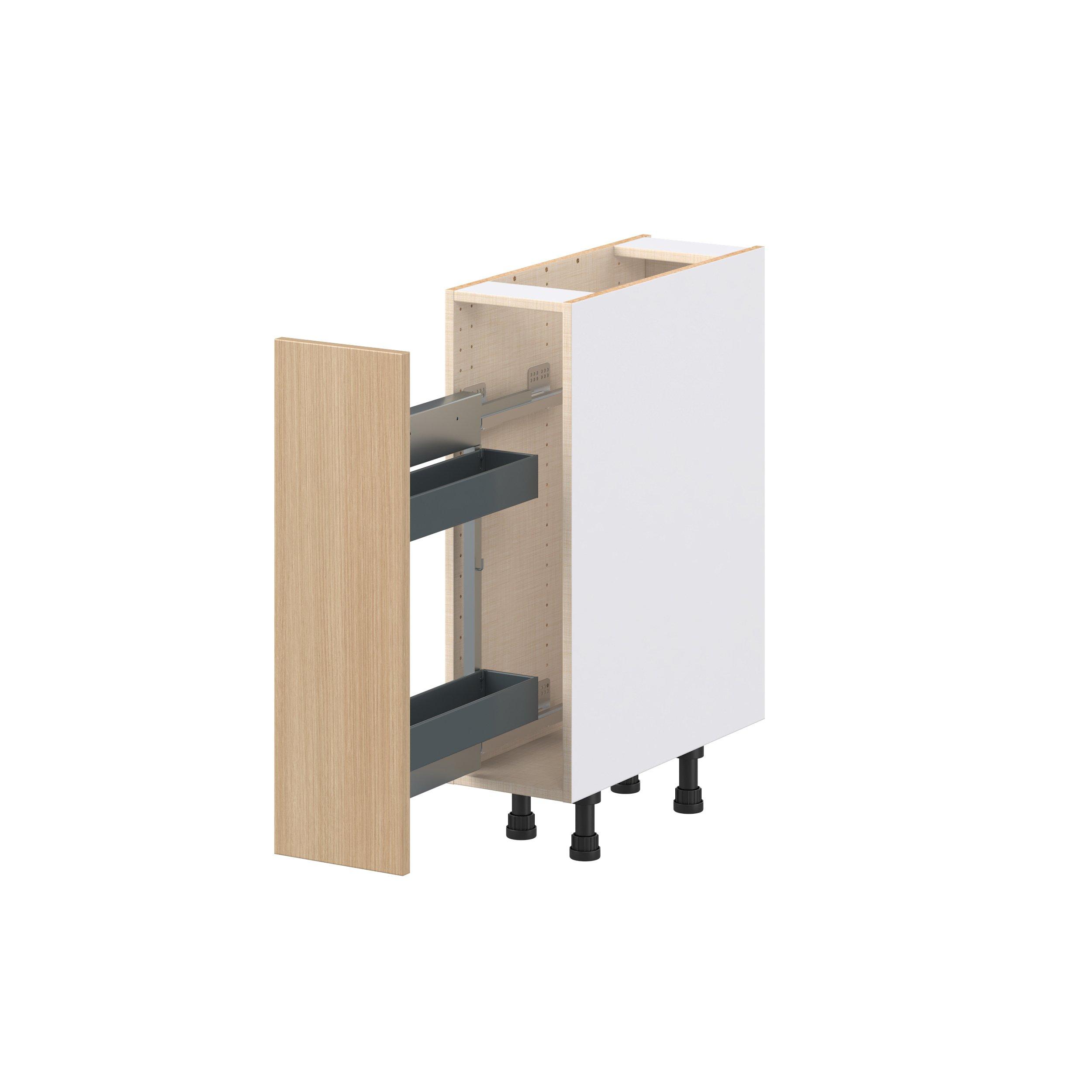 Glenwood 9 in. Mojavi Oak Spice Rack Pull-Out Base Cabinet