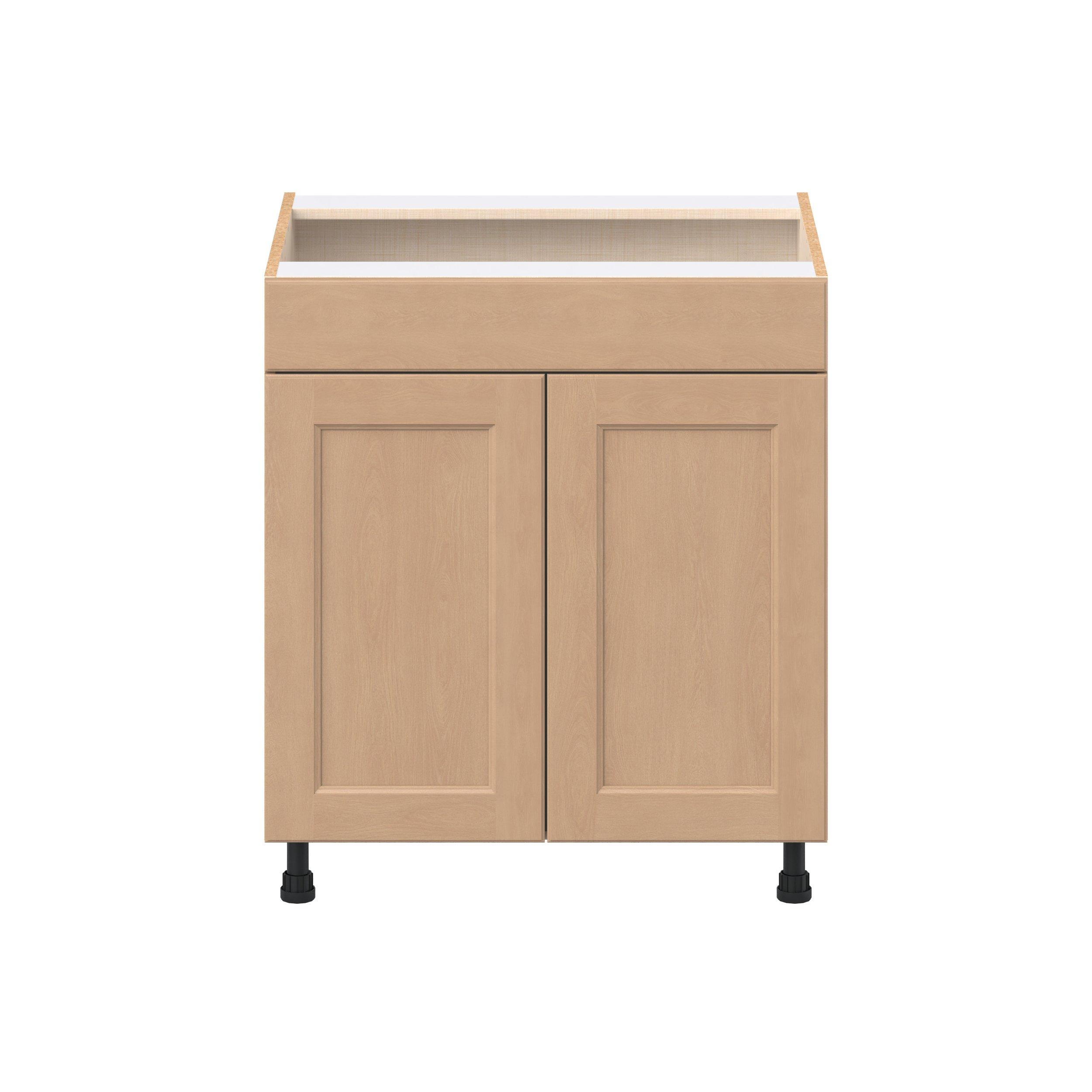 Sugarhill 30 in. Stained Sugar Cookie Sink Base Cabinet with False Front