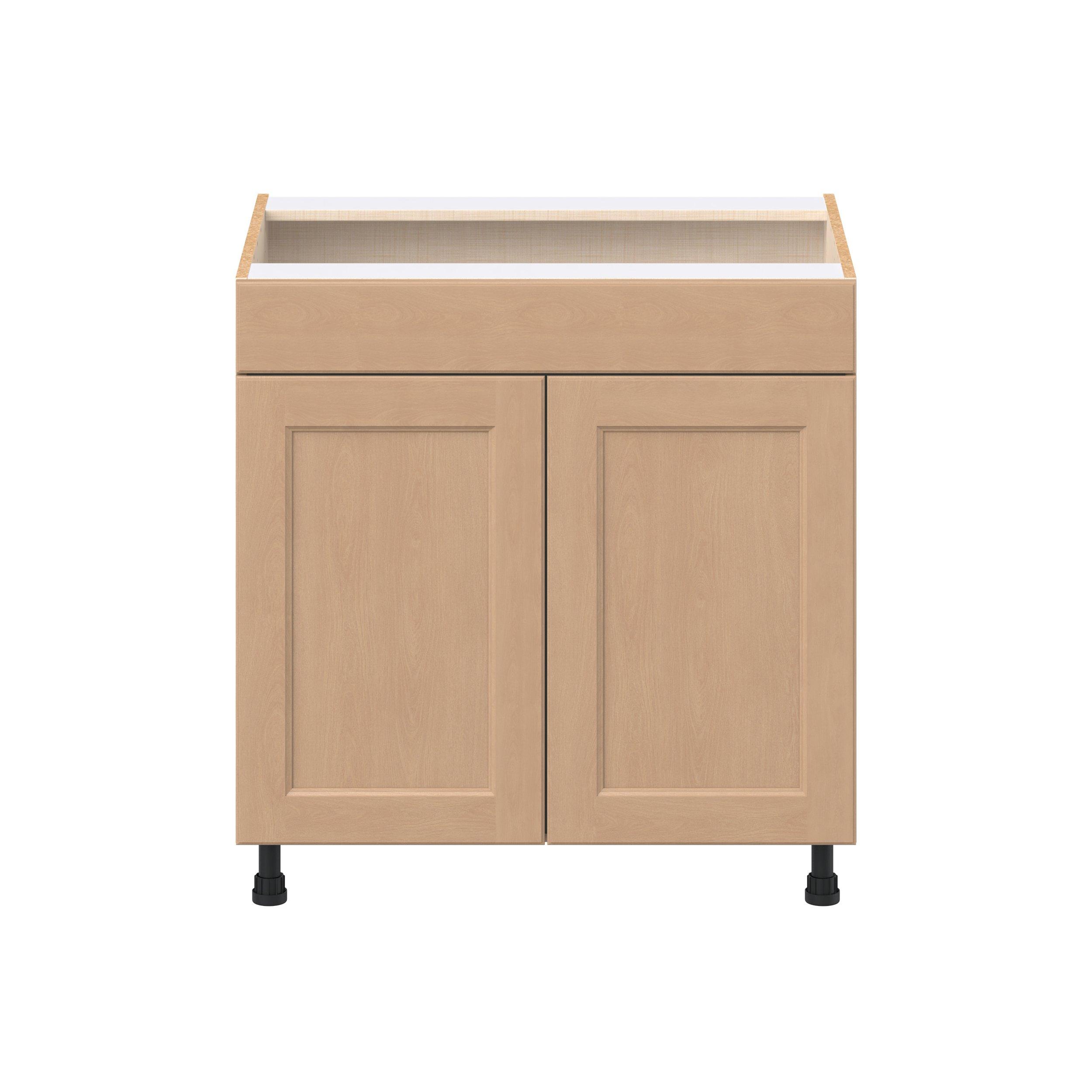 Sugarhill 33 in. Stained Sugar Cookie Sink Base Cabinet with False Front