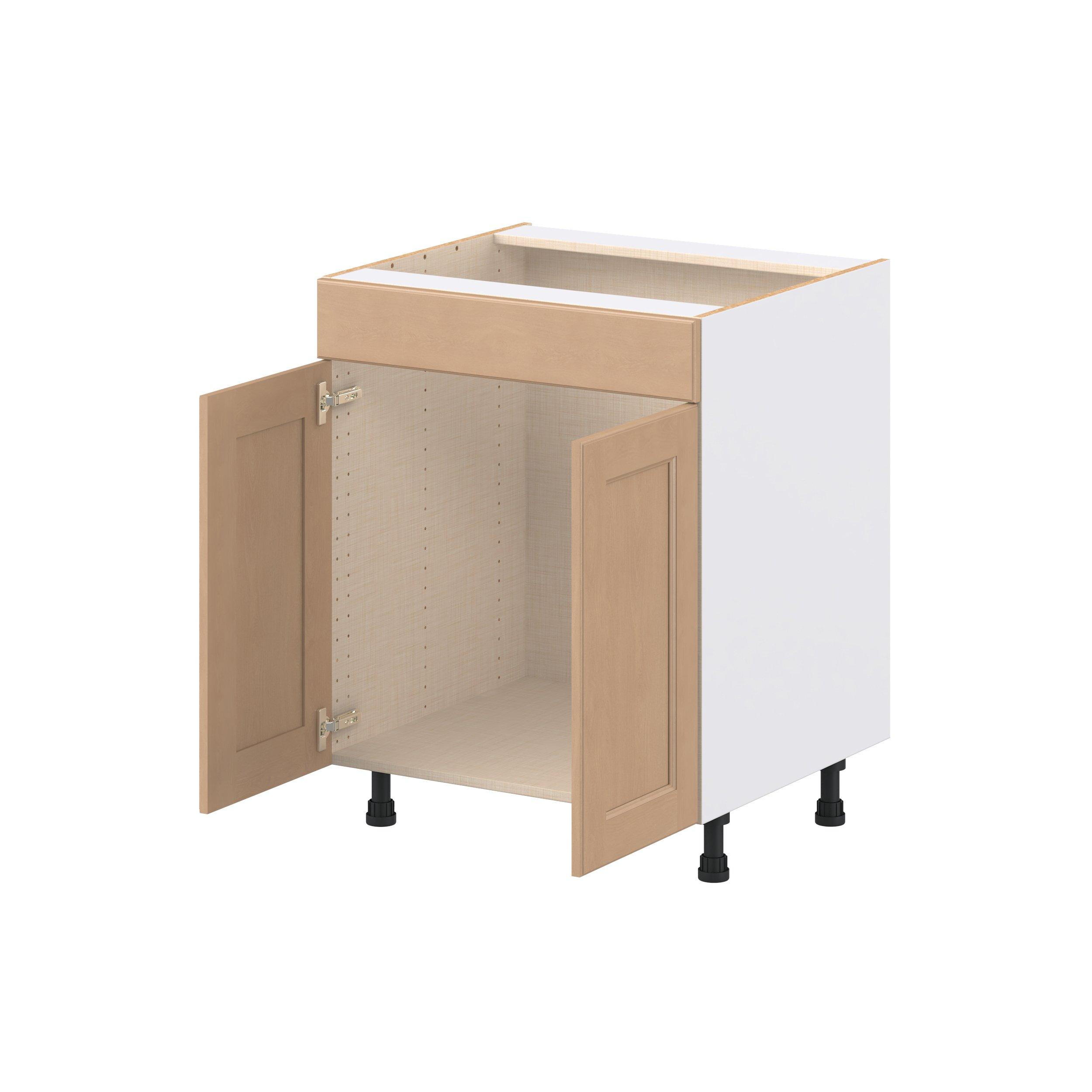 Sugarhill 27 in. Stained Sugar Cookie Sink Base Cabinet with False Front