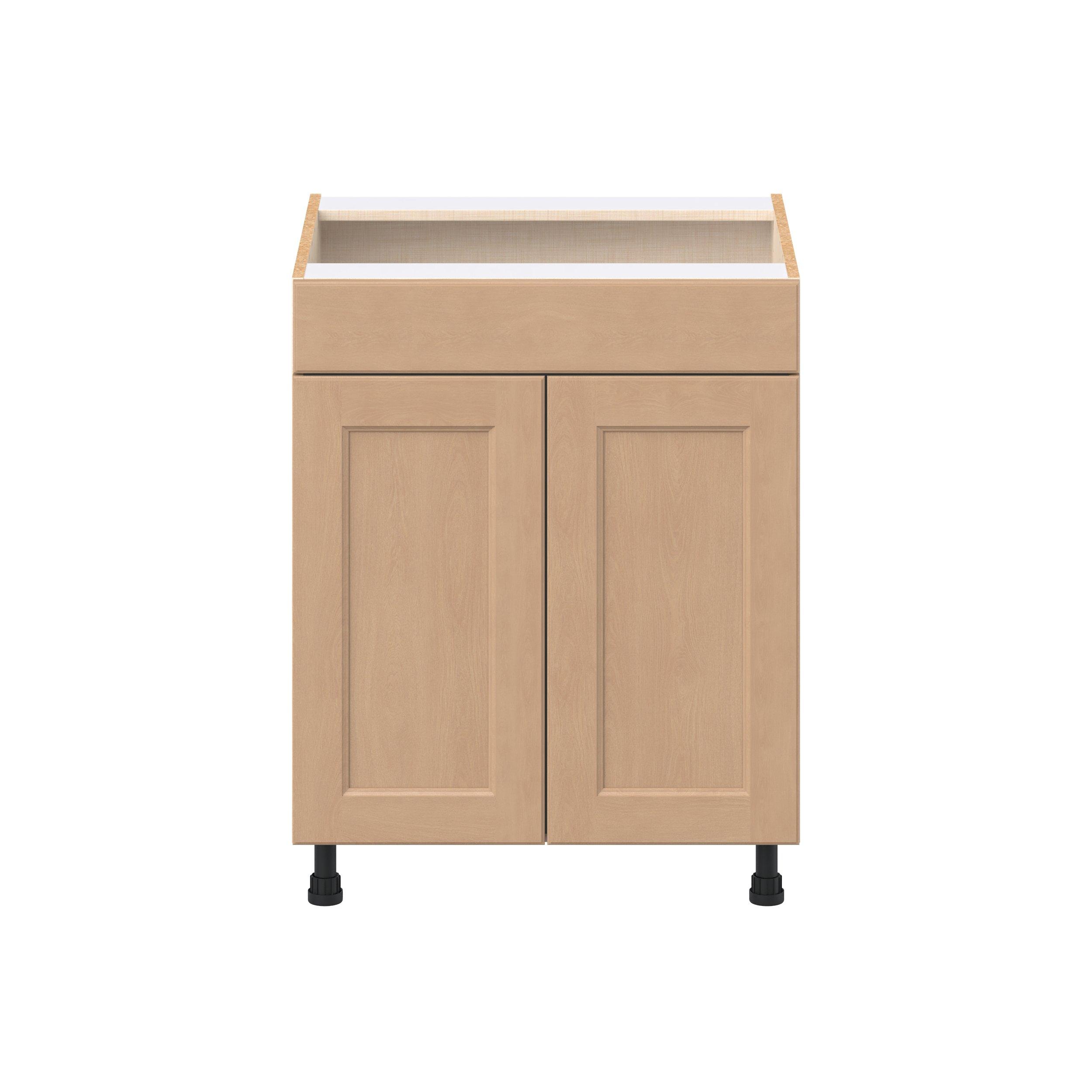 Sugarhill 27 in. Stained Sugar Cookie Sink Base Cabinet with False Front