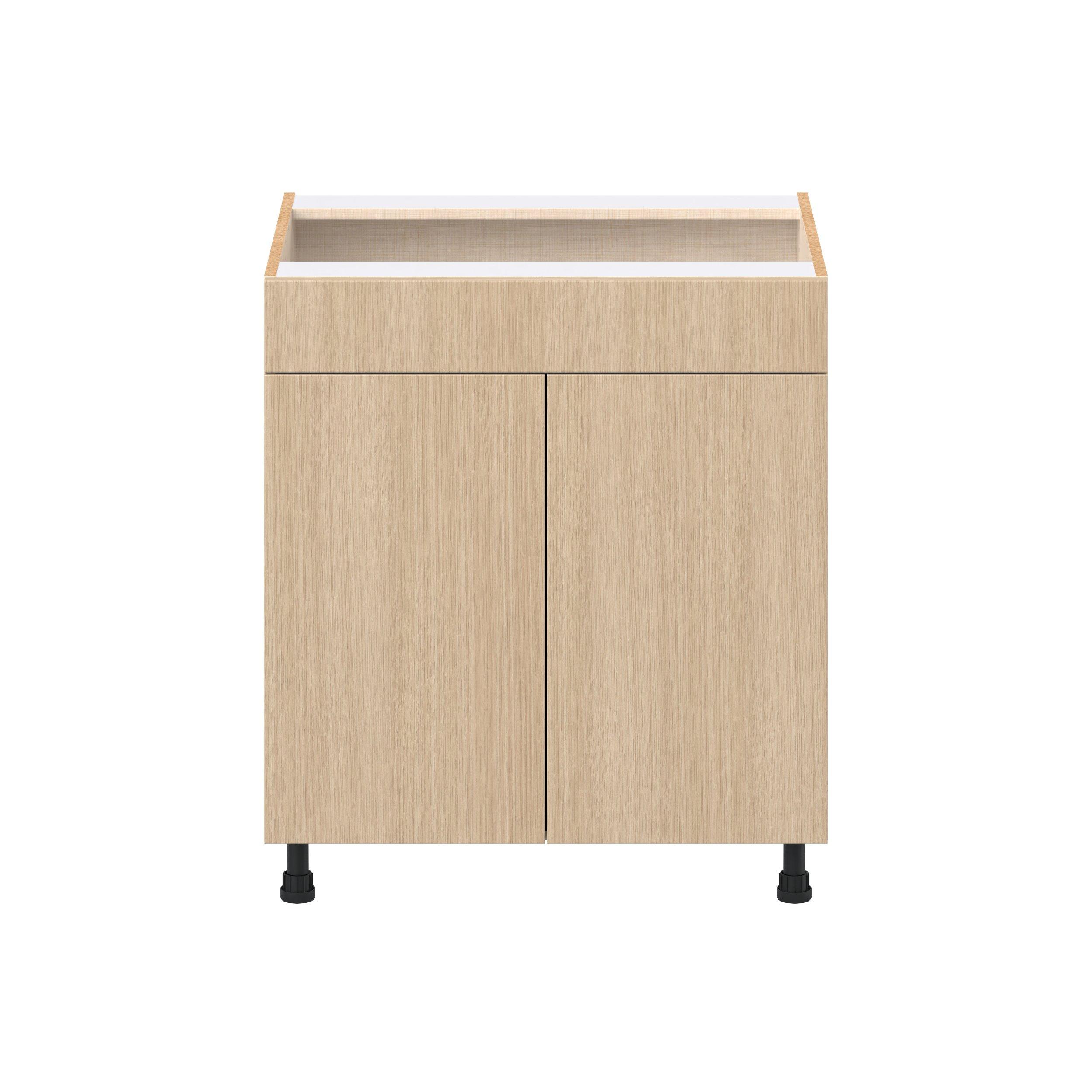 Glenwood 30 in. Mojavi Oak Sink Base Cabinet with False Front