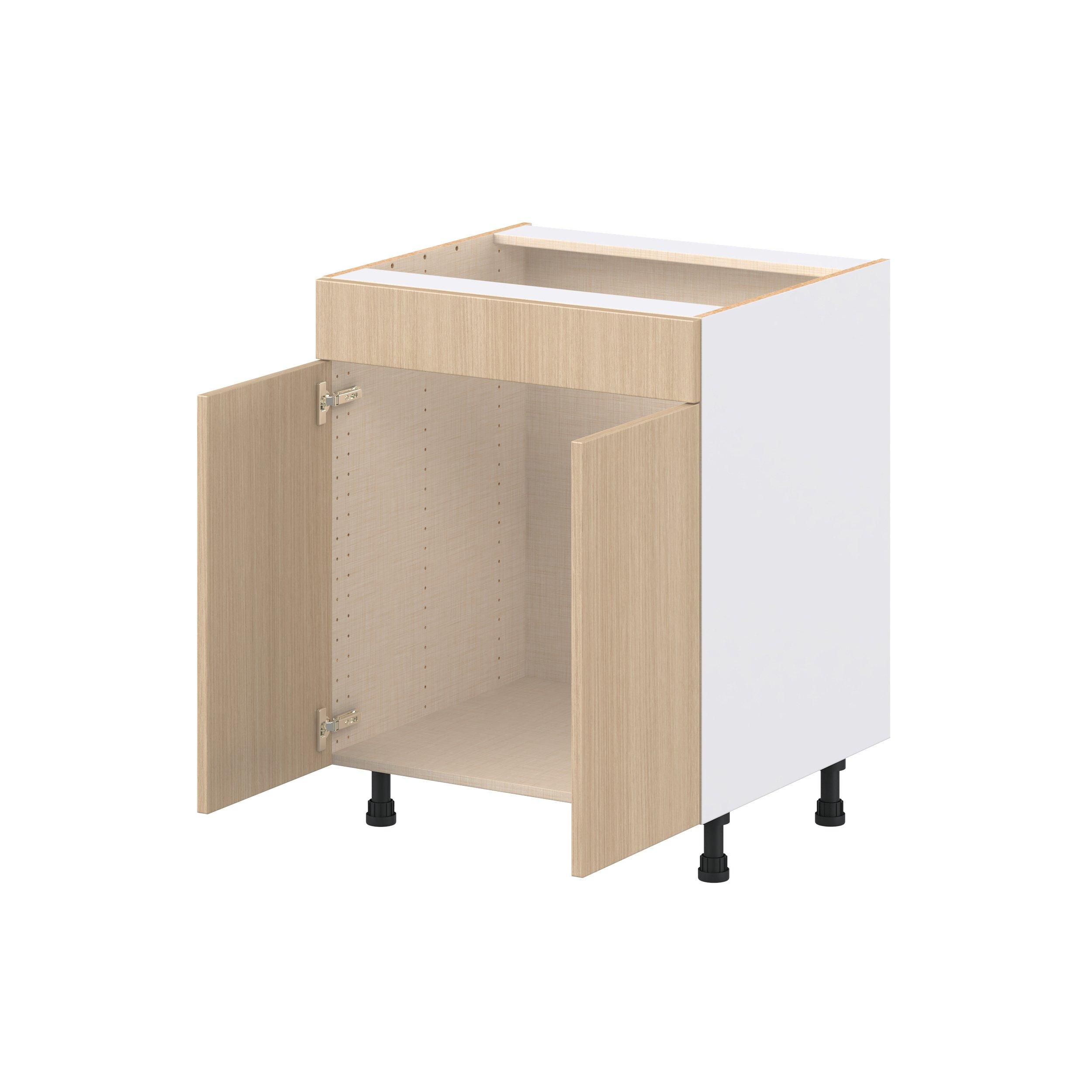 Glenwood 27 in. Mojavi Oak Sink Base Cabinet with False Front