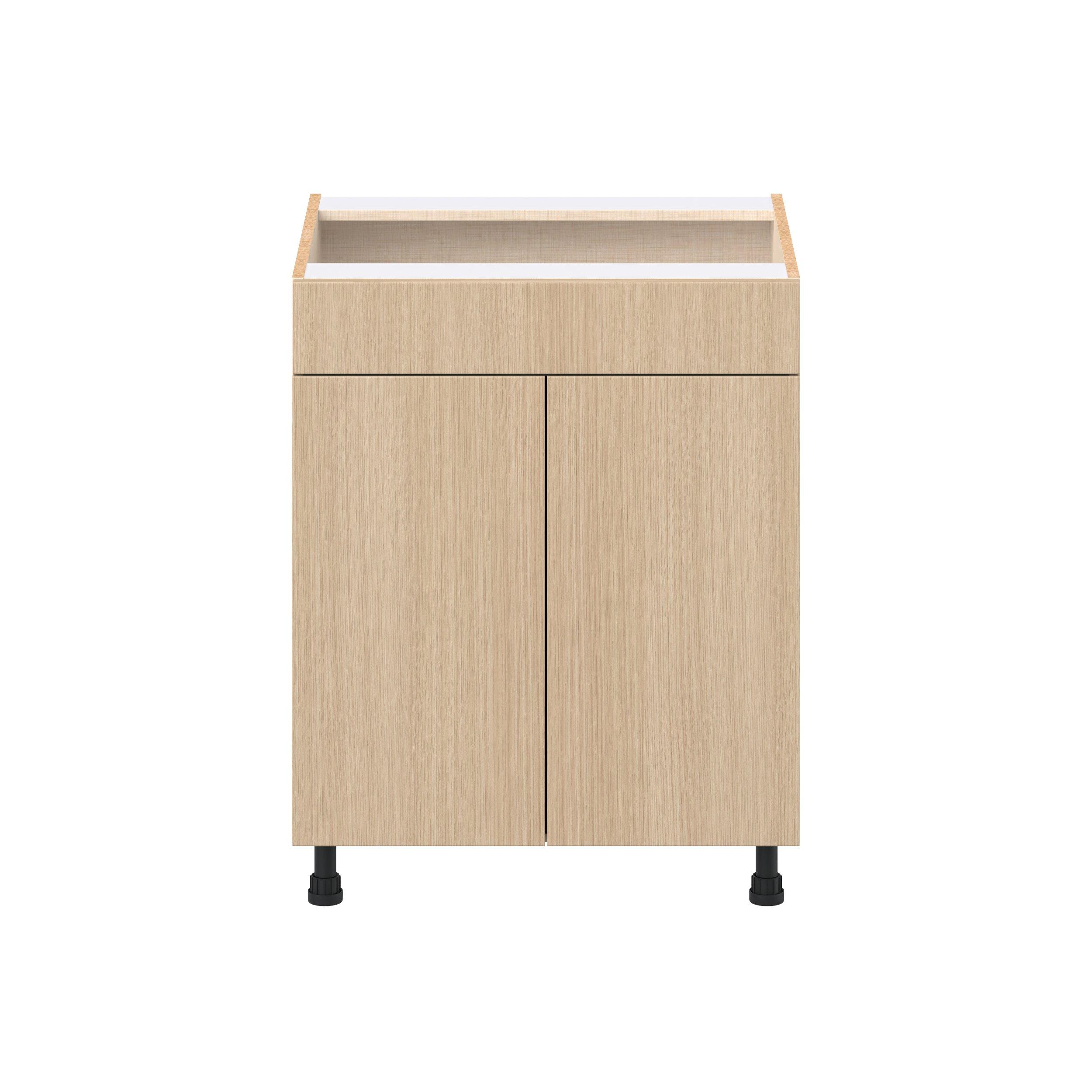 Glenwood 27 in. Mojavi Oak Sink Base Cabinet with False Front