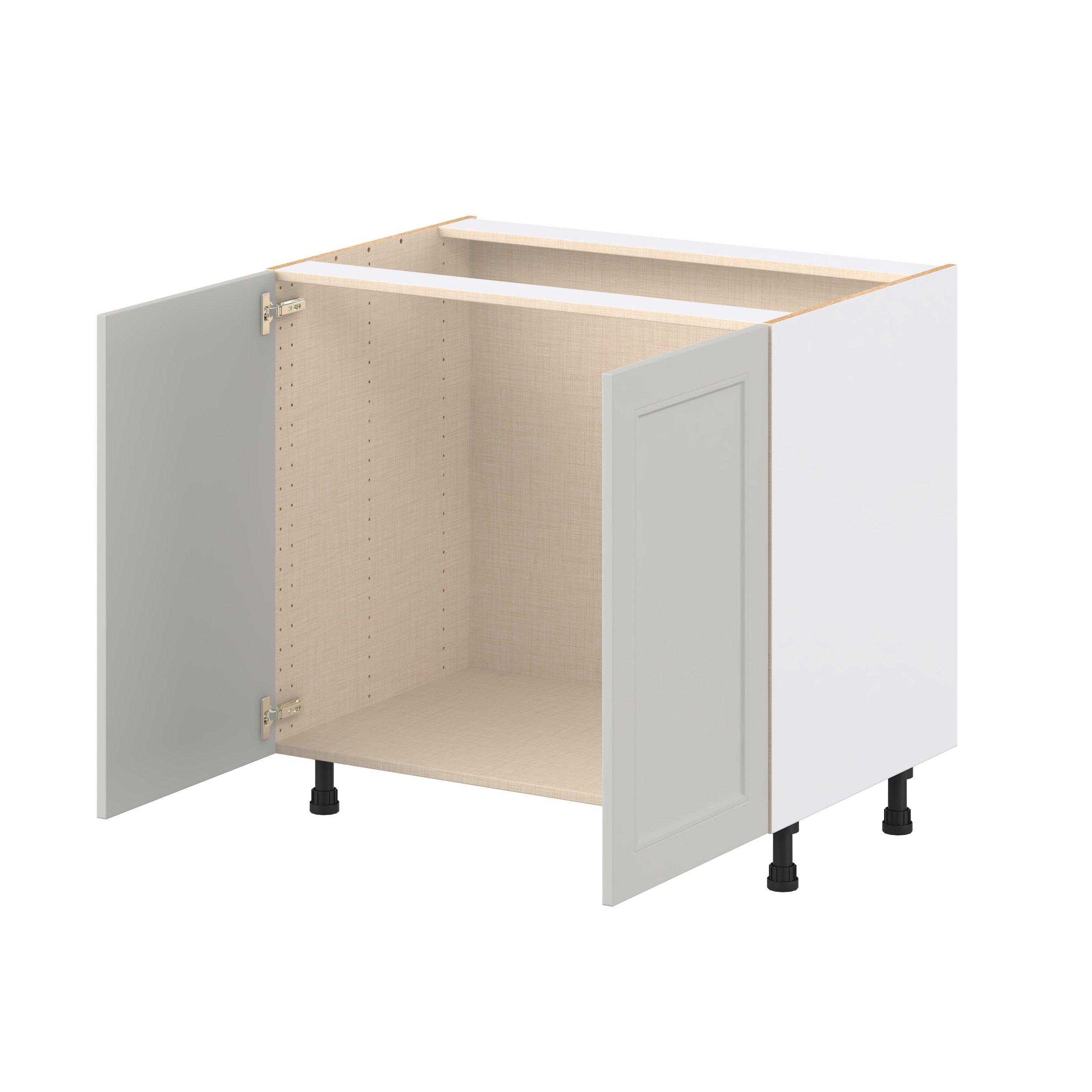 Lenox 36 in. Painted Light Gray Sink Base Cabinet
