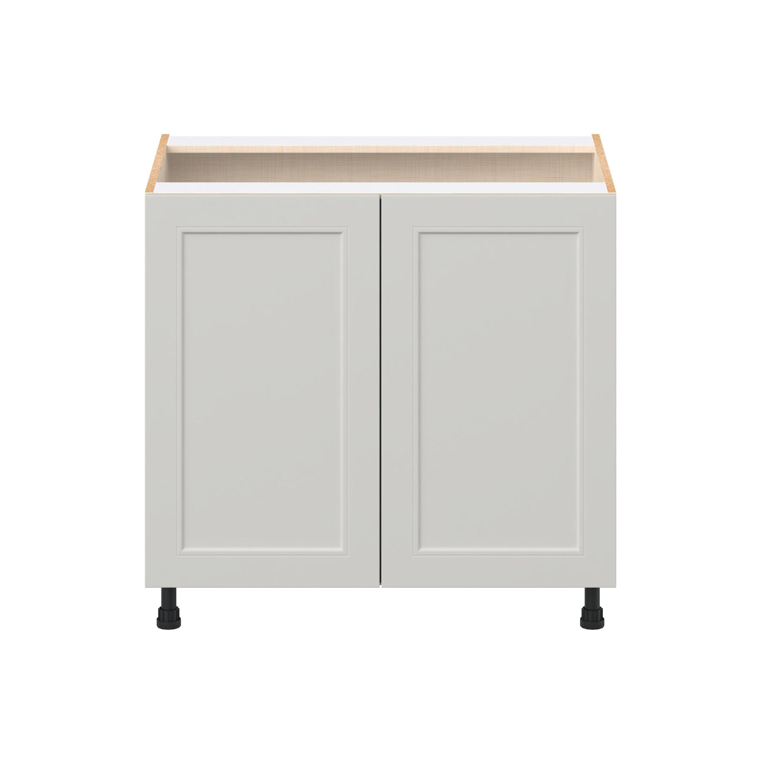 Lenox 36 in. Painted Light Gray Sink Base Cabinet
