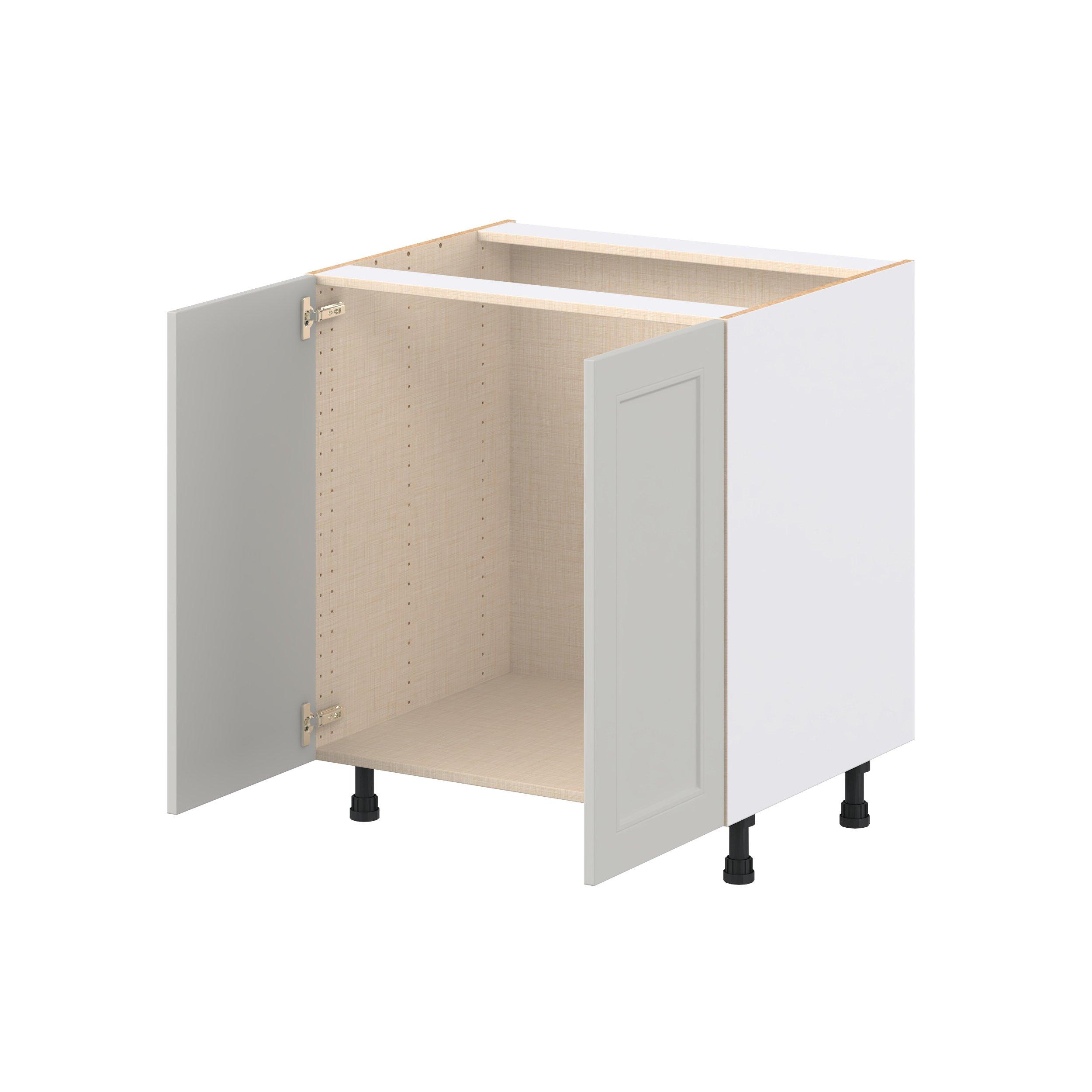 Lenox 30 in. Painted Light Gray Sink Base Cabinet
