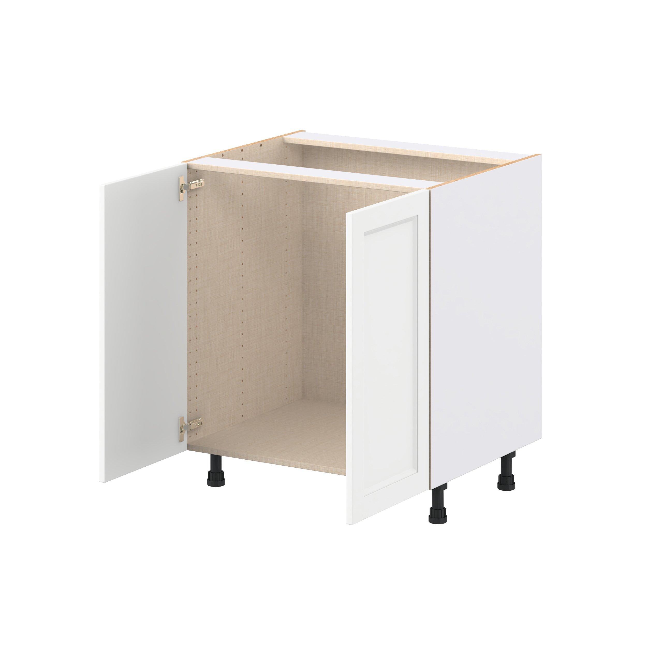 Peachtree 30 in. Painted Bright White Sink Base Cabinet