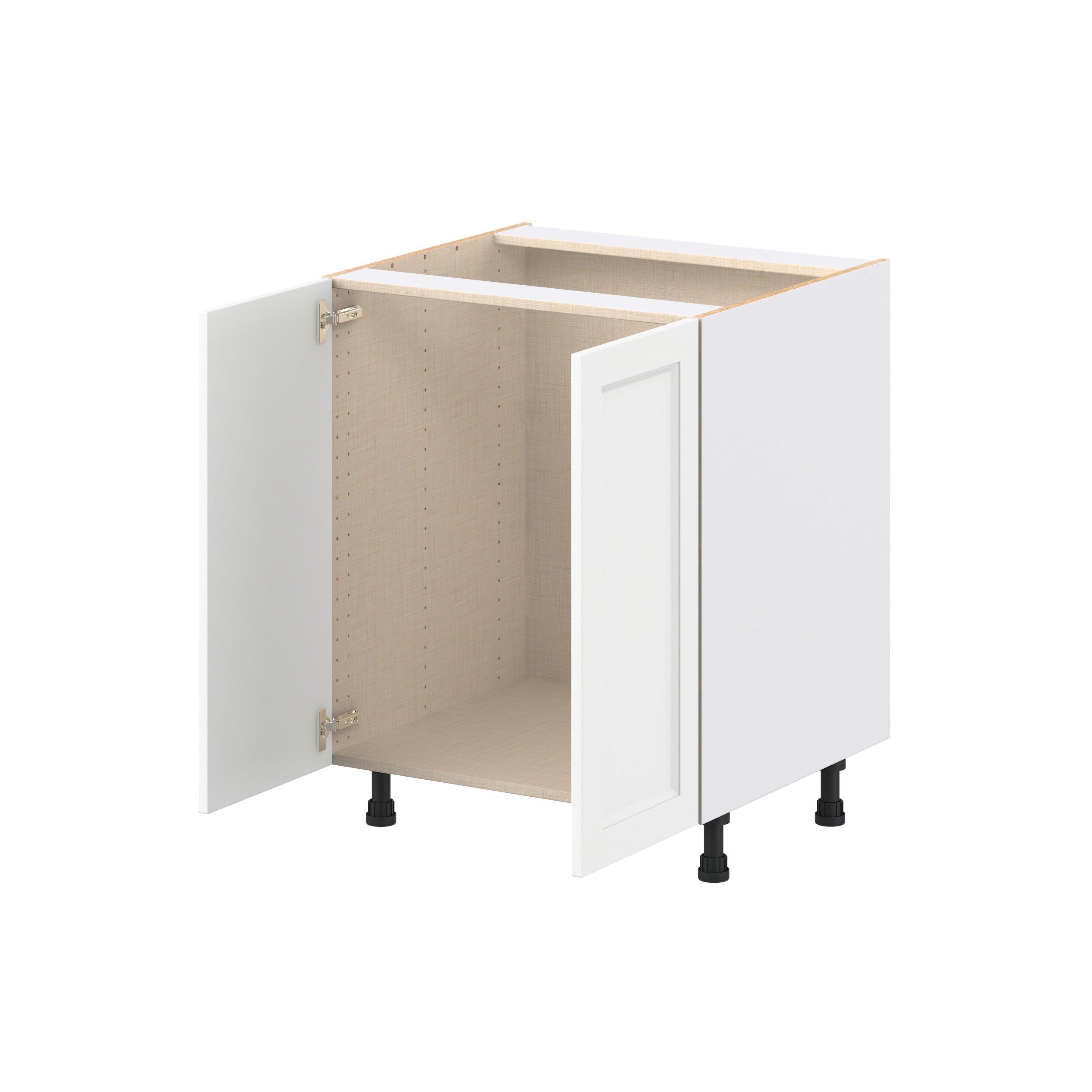 Peachtree 27 in. Painted Bright White Sink Base Cabinet