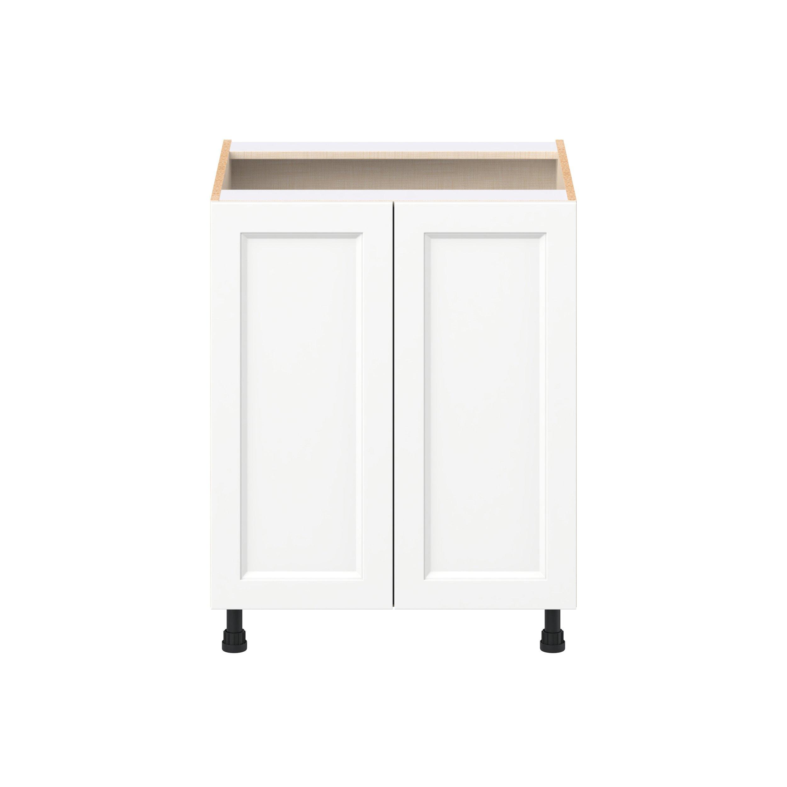 Peachtree 27 in. Painted Bright White Sink Base Cabinet