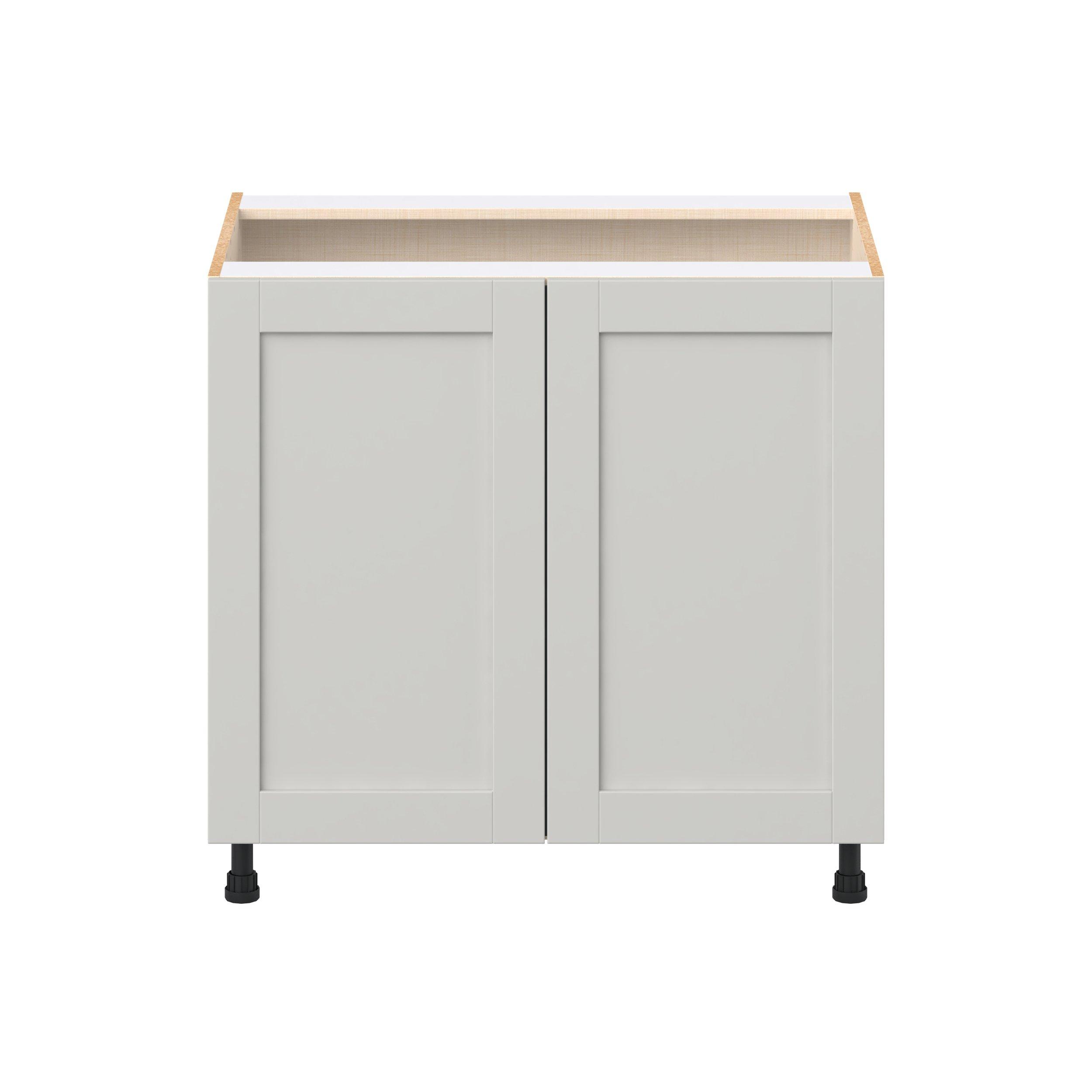 Summerhill 36 in. Light Gray Sink Base Cabinet