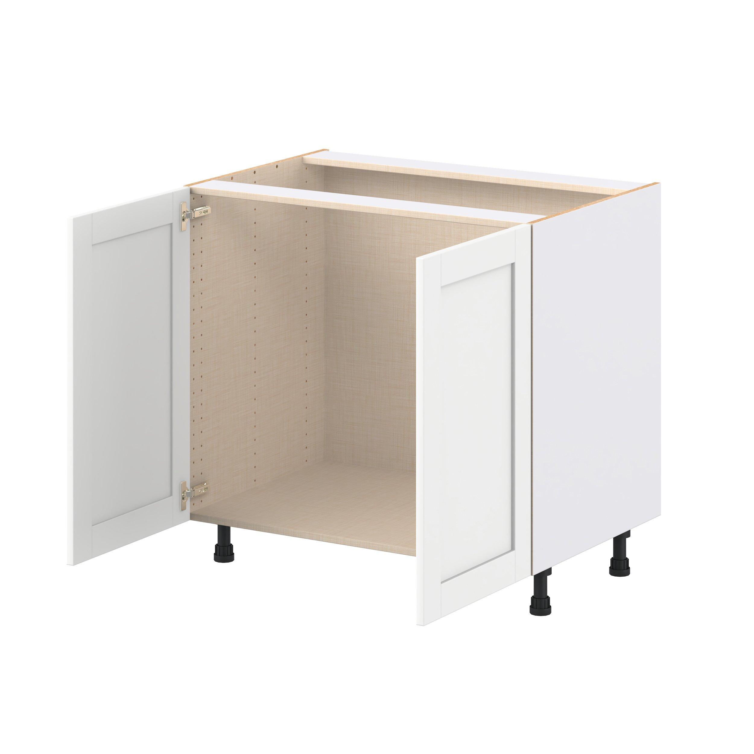Summerhill 36 in. Bright White Sink Base Cabinet