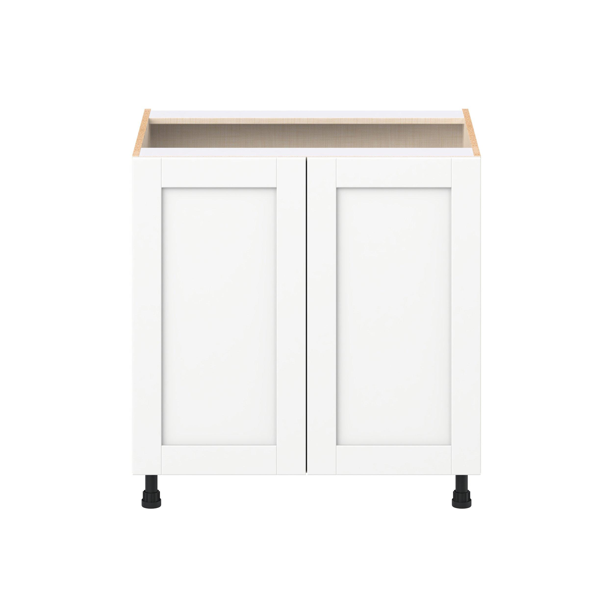 Summerhill 33 in. Bright White Sink Base Cabinet