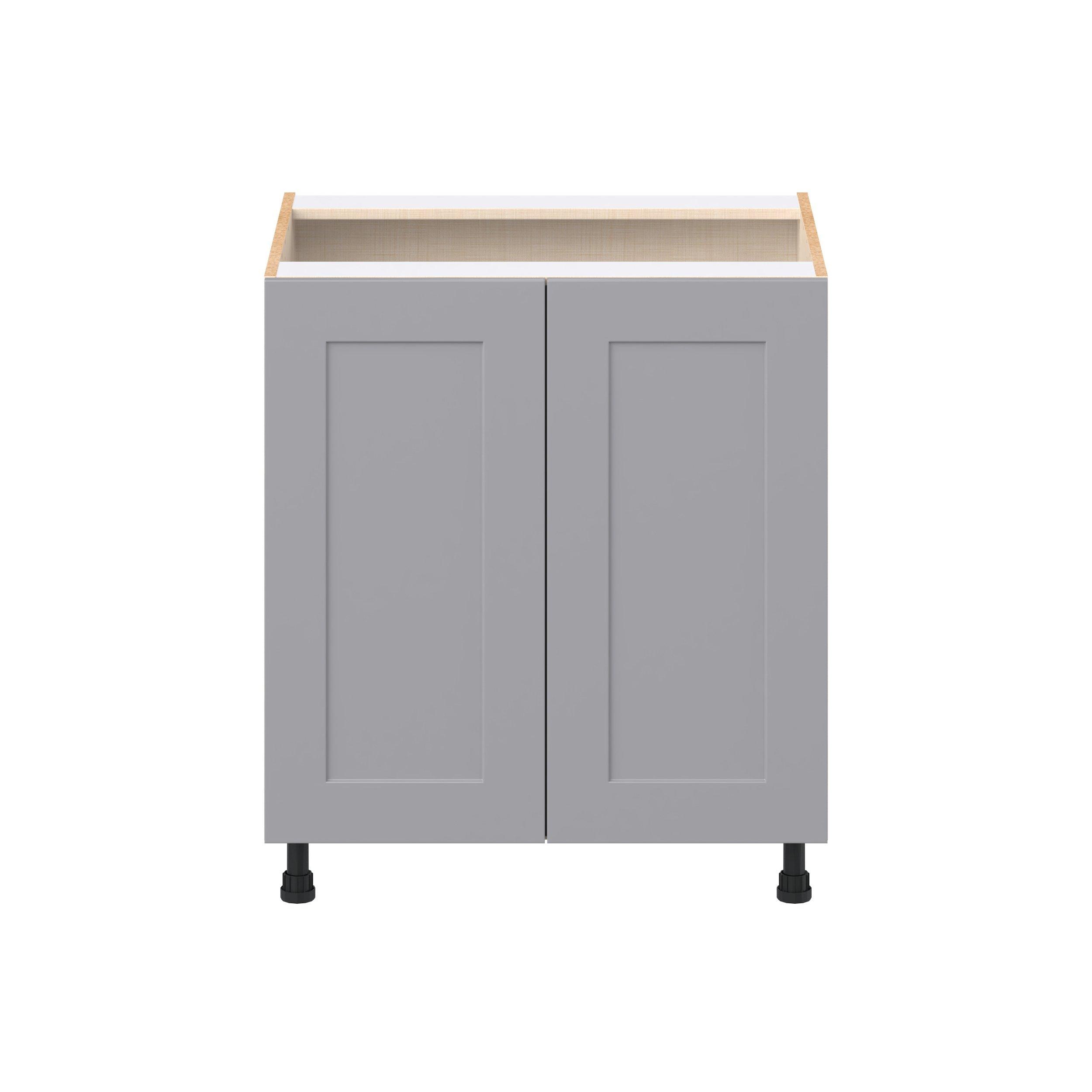 Candler 27 in. Painted Slate Gray Sink Base Cabinet
