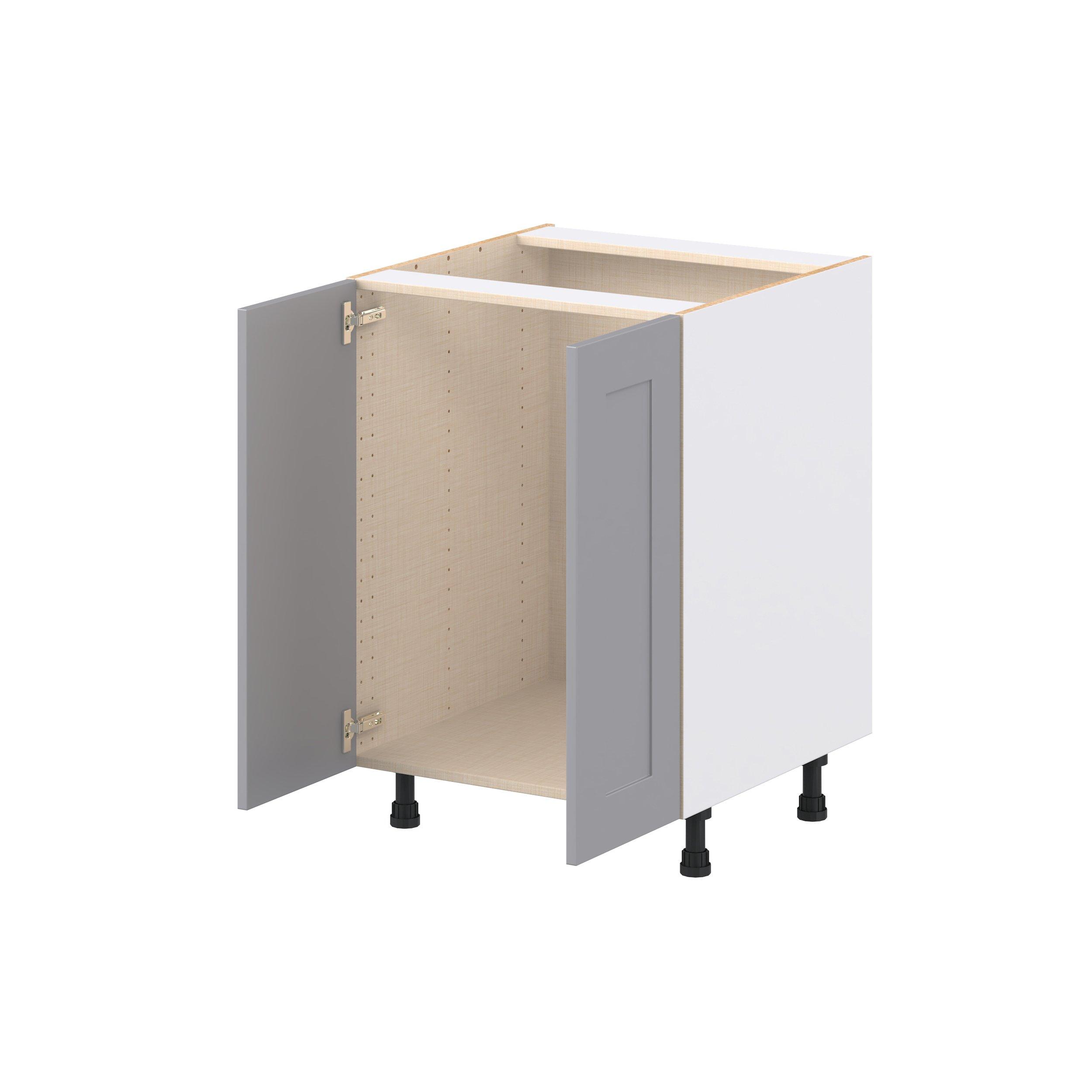 Candler 24 in. Painted Slate Gray Sink Base Cabinet