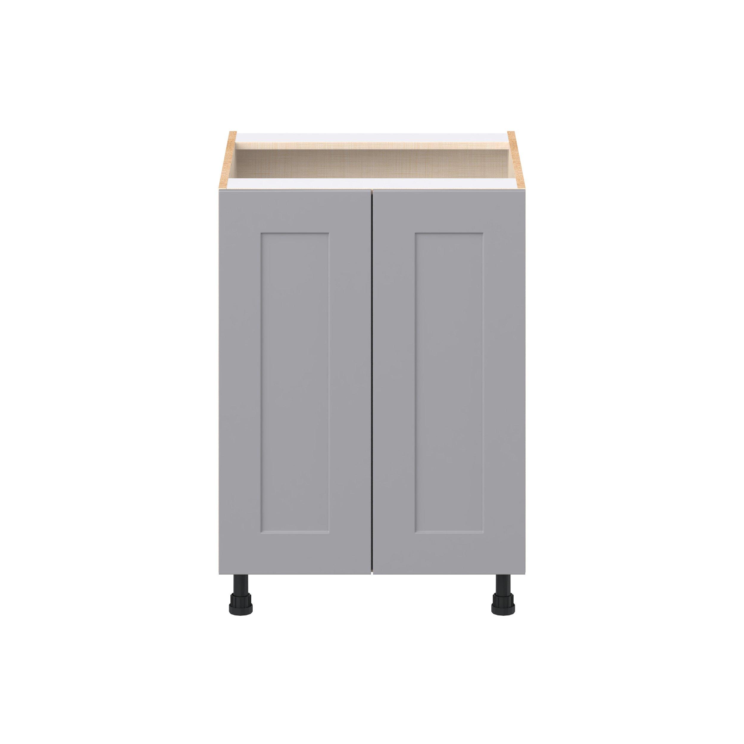 Candler 24 in. Painted Slate Gray Sink Base Cabinet