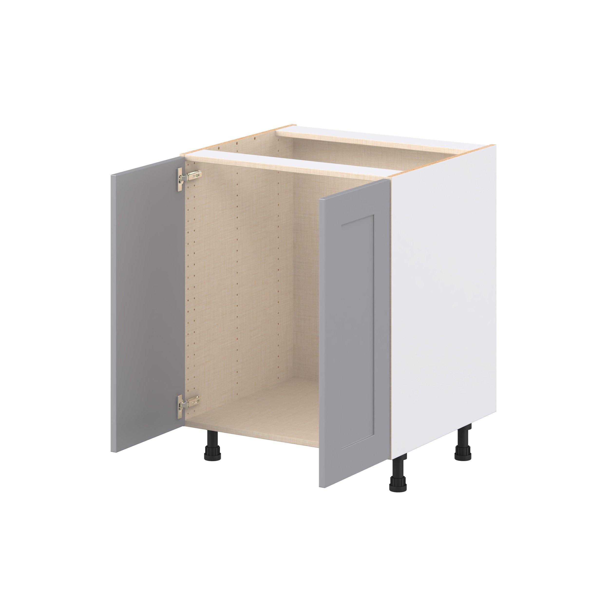 Candler 27 in. Painted Slate Gray Sink Base Cabinet