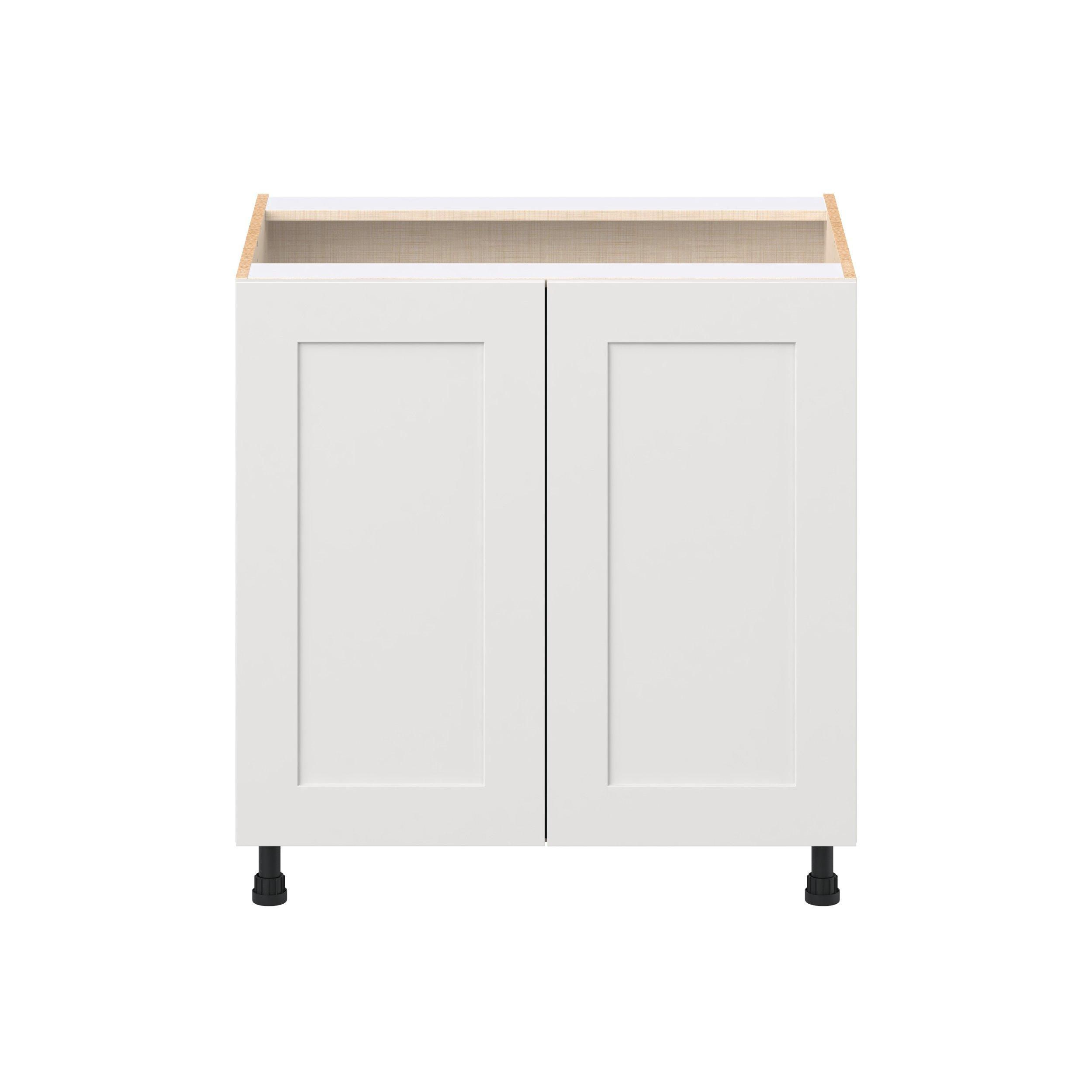 Candler 33 in. Painted Warm White Sink Base Cabinet