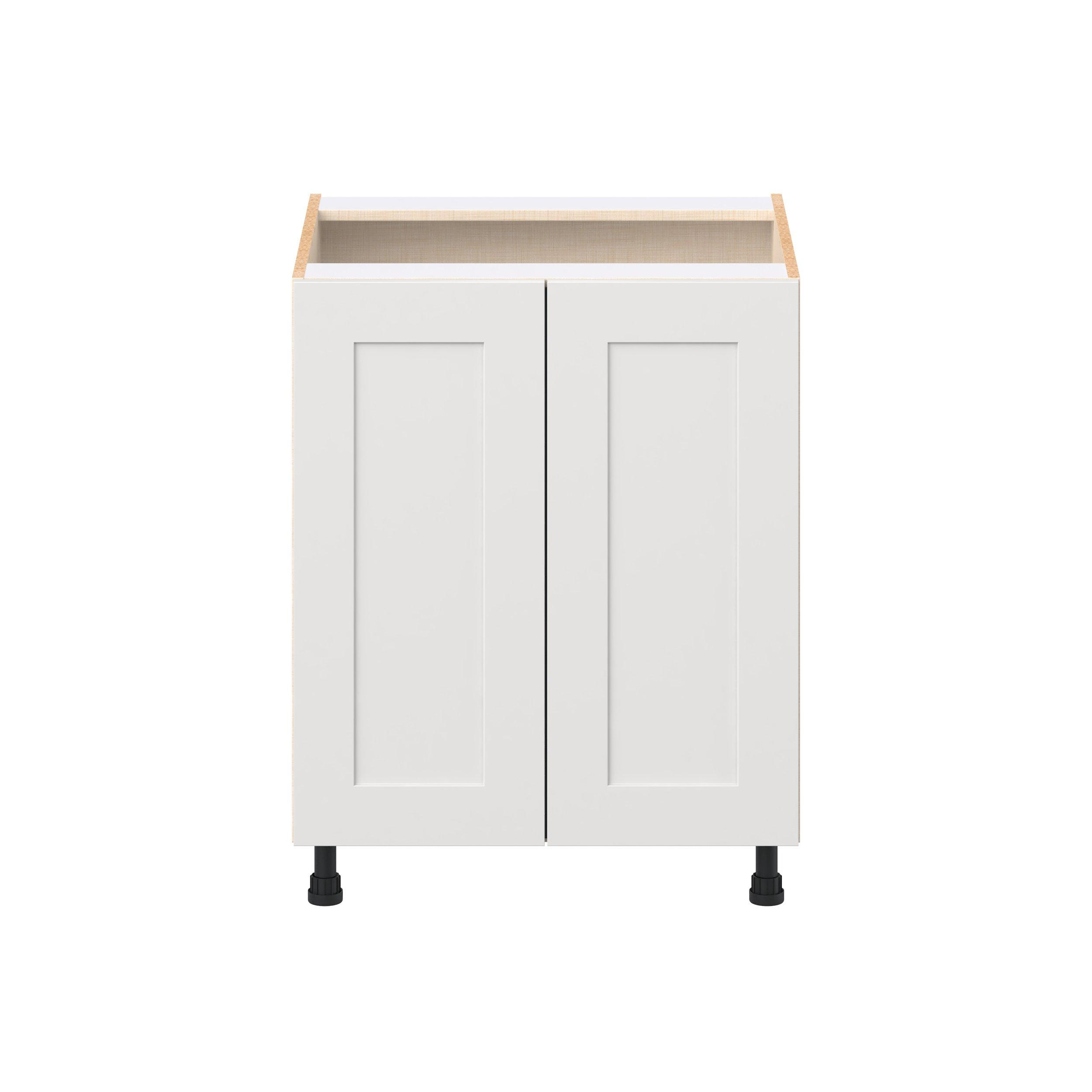 Candler 27 in. Painted Warm White Sink Base Cabinet