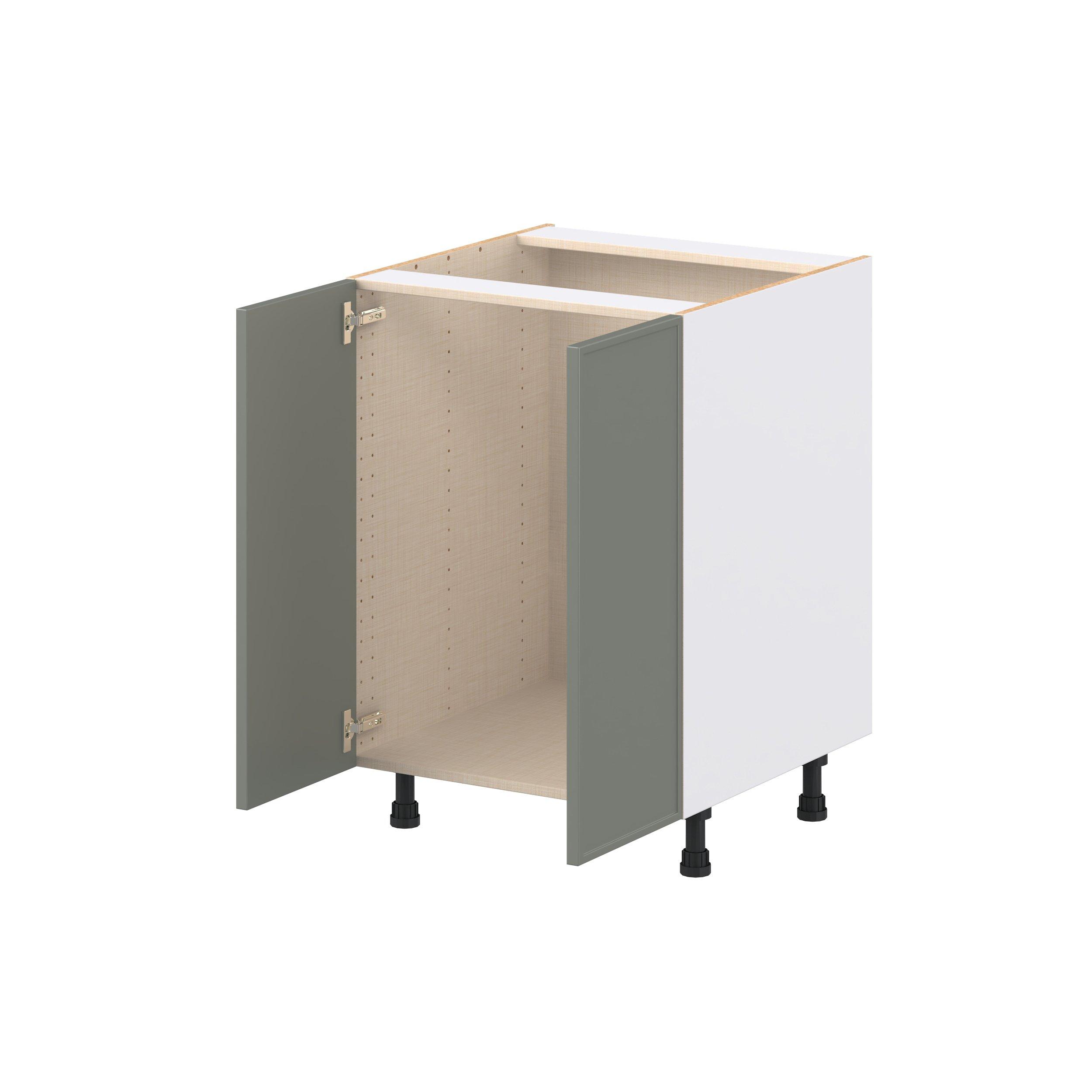 Linden 24 in. Painted Moss Green Sink Base Cabinet