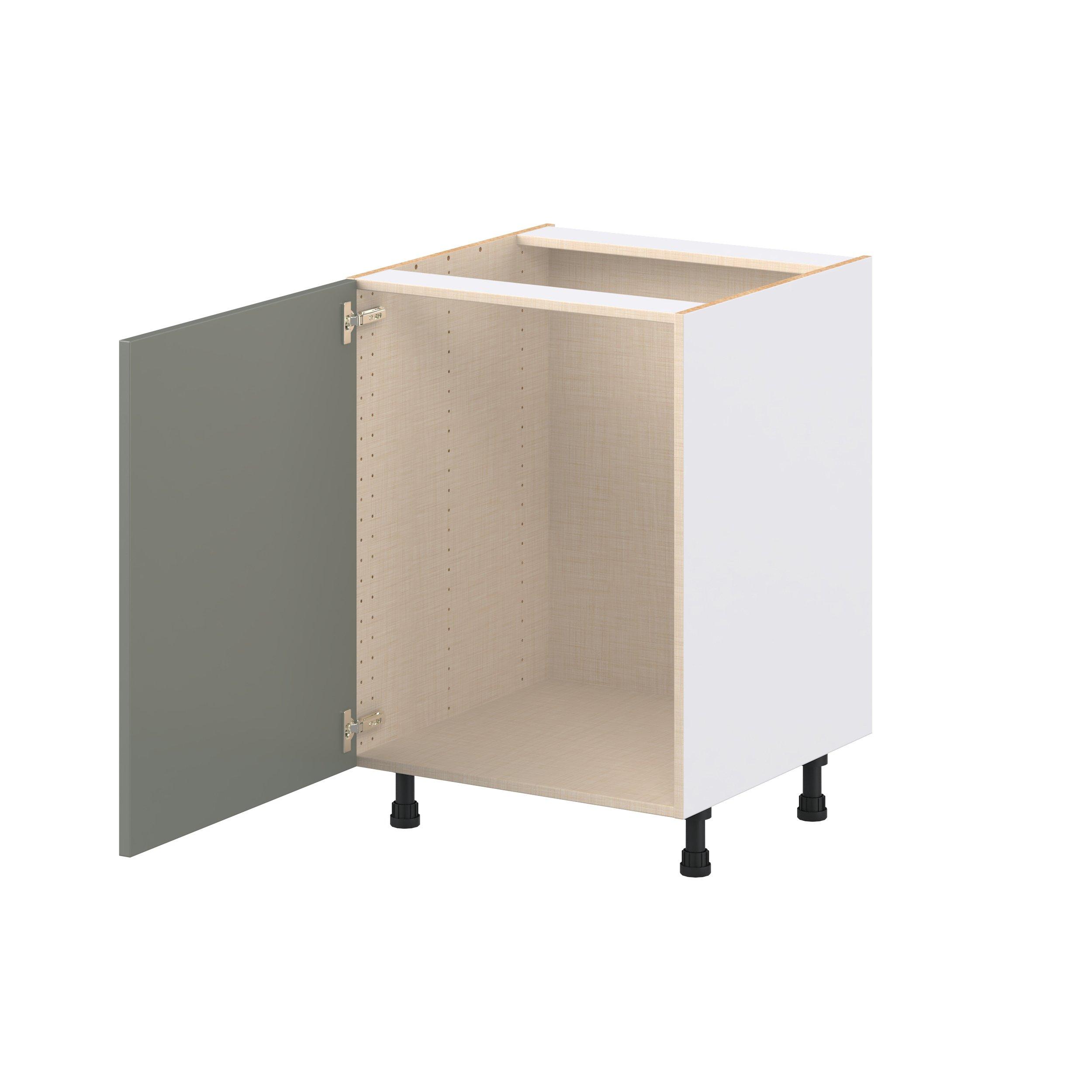 Linden 24 in. Painted Moss Green Sink Base Cabinet