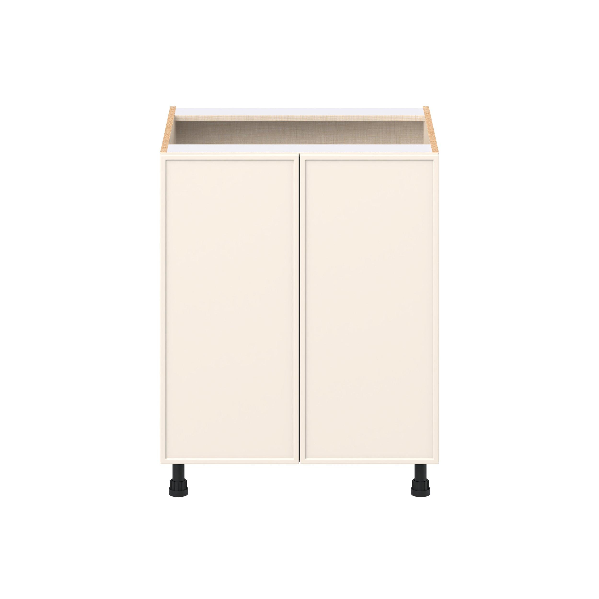 Linden 27 in. Painted Washed Linen Sink Base Cabinet
