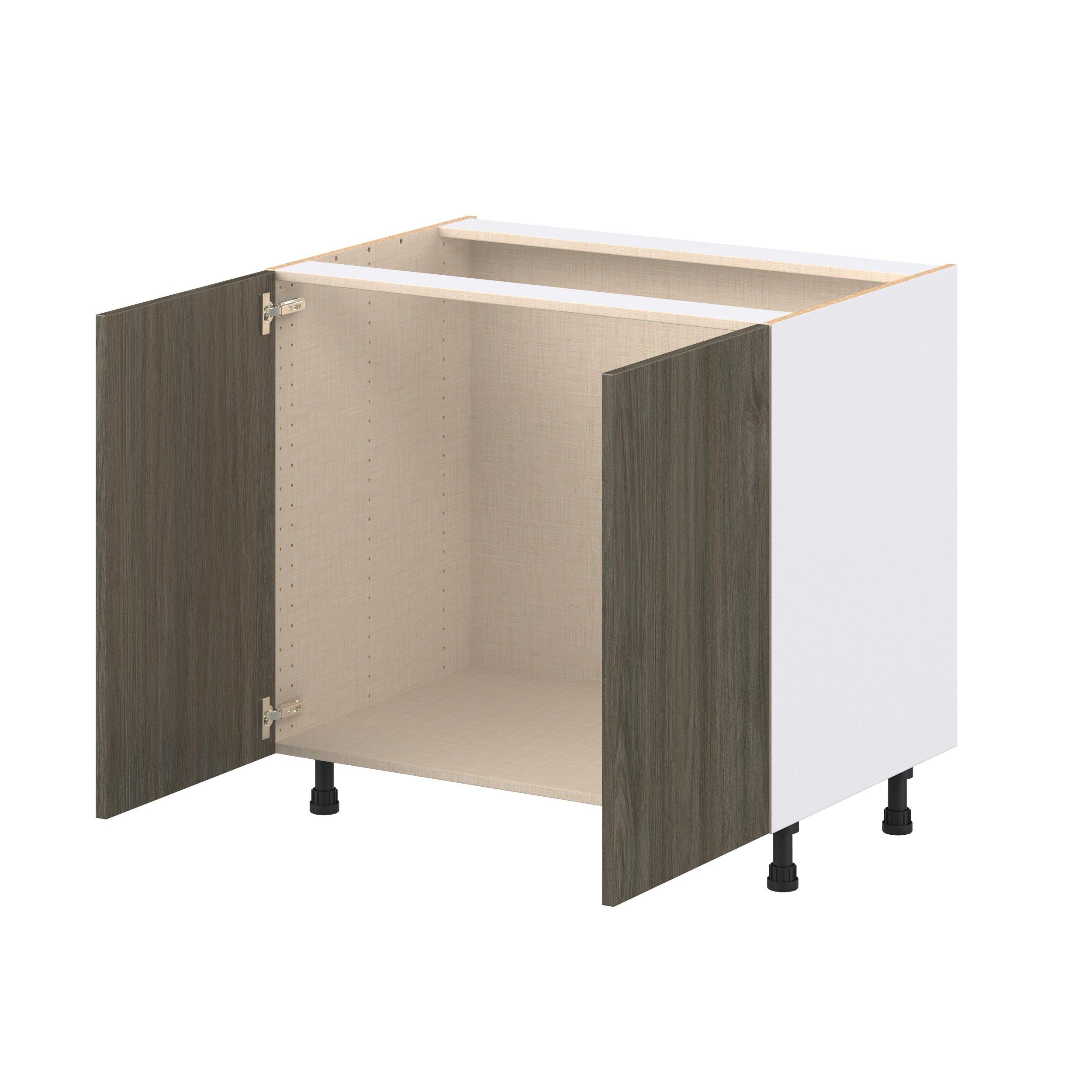 Glenwood 36 in. Burnt Walnut Sink Base Cabinet