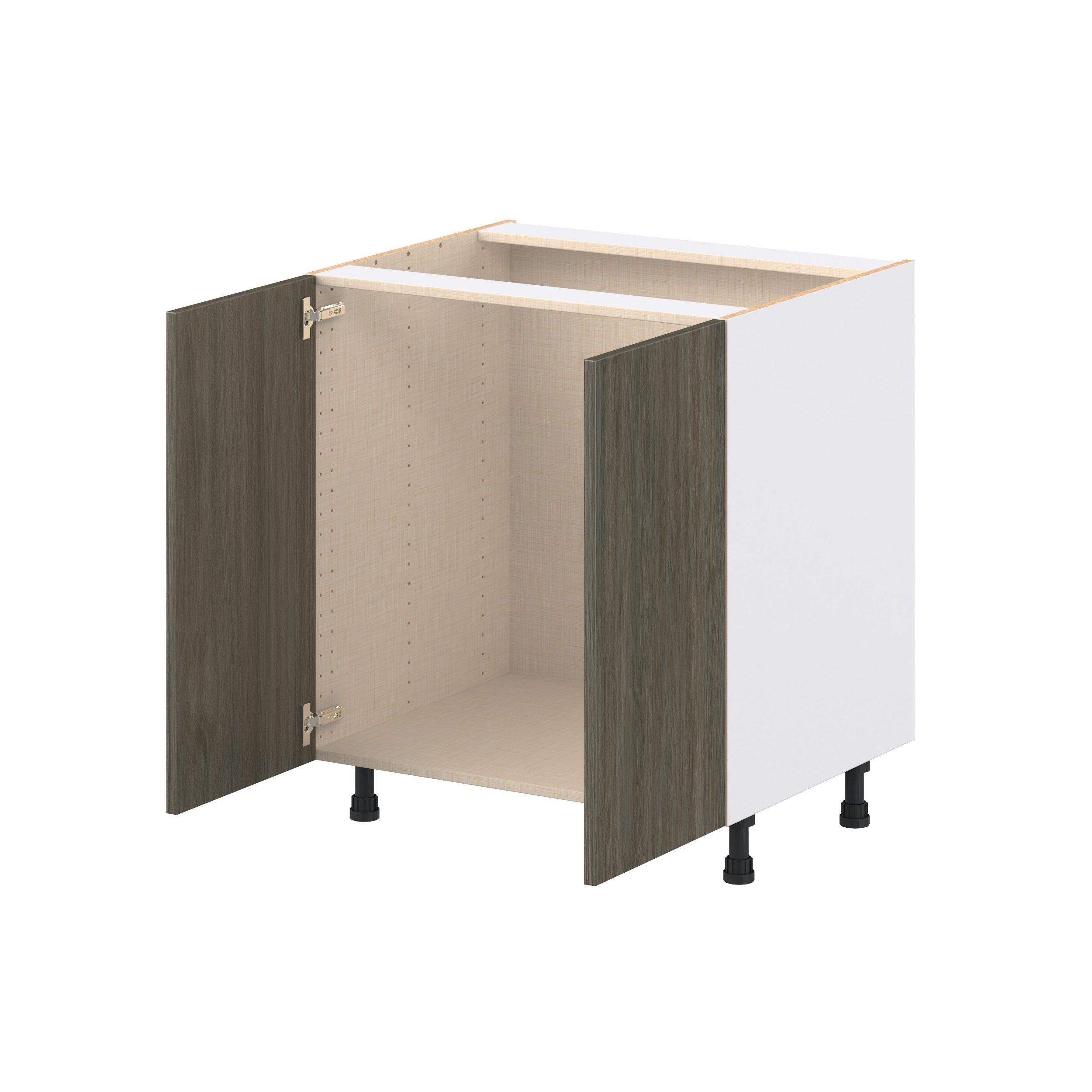 Glenwood 30 in. Burnt Walnut Sink Base Cabinet