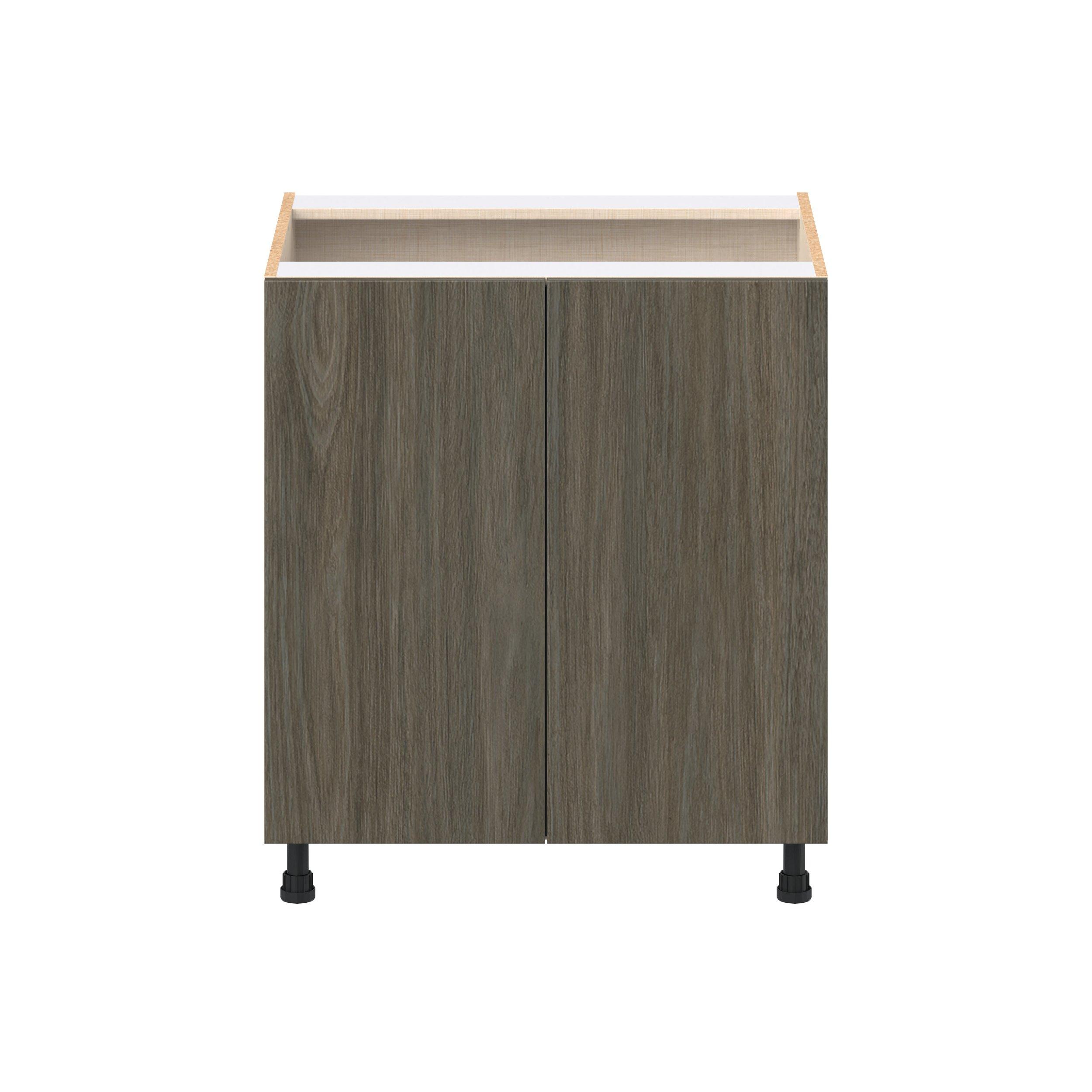 Glenwood 30 in. Burnt Walnut Sink Base Cabinet