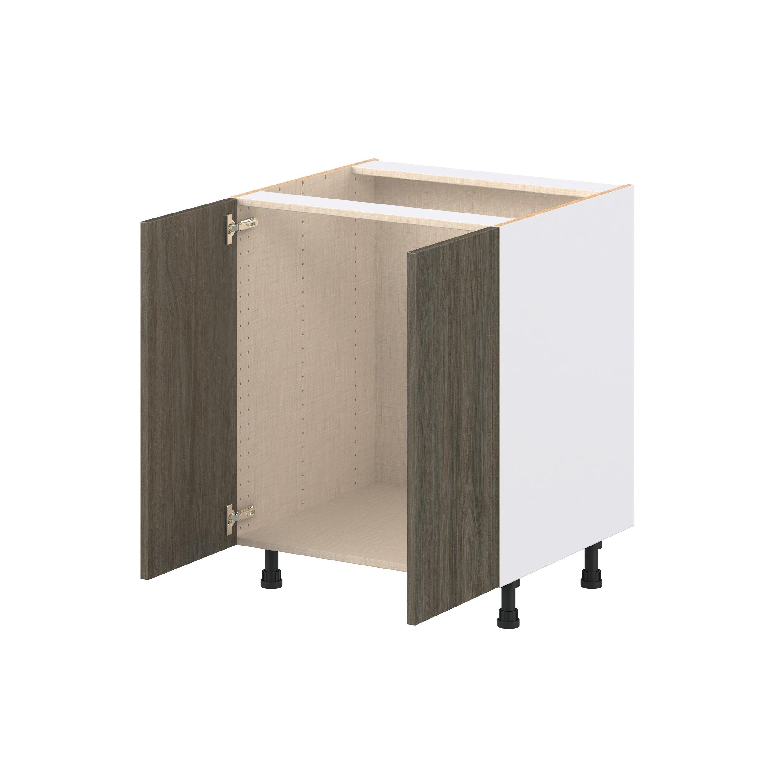 Glenwood 27 in. Burnt Walnut Sink Base Cabinet