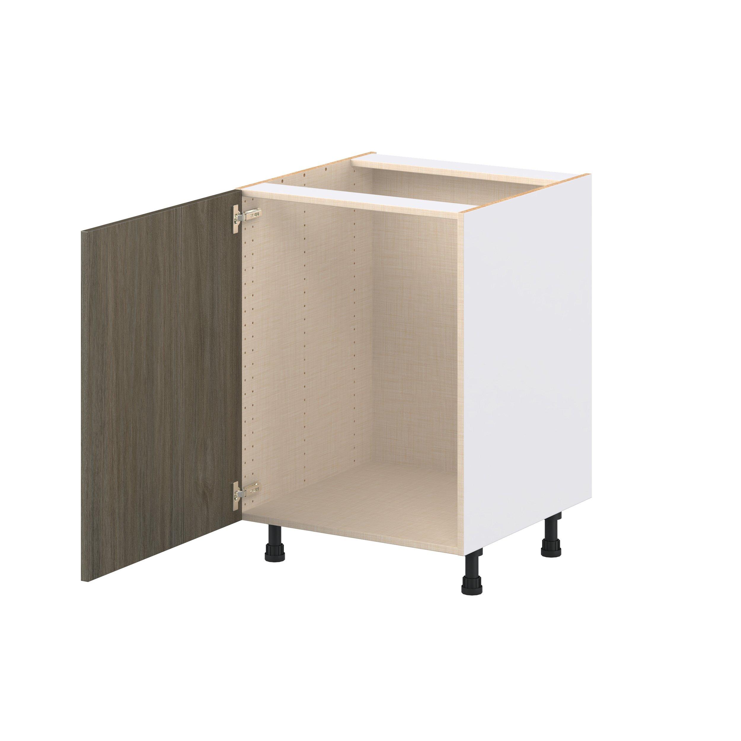 Glenwood 24 in. Burnt Walnut Sink Base Cabinet