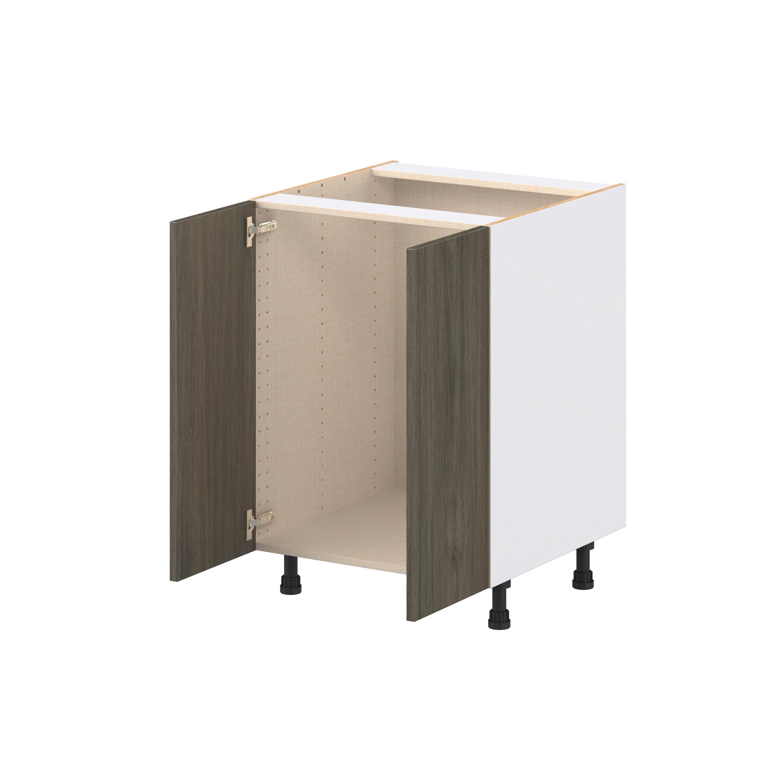 Glenwood 24 in. Burnt Walnut Sink Base Cabinet