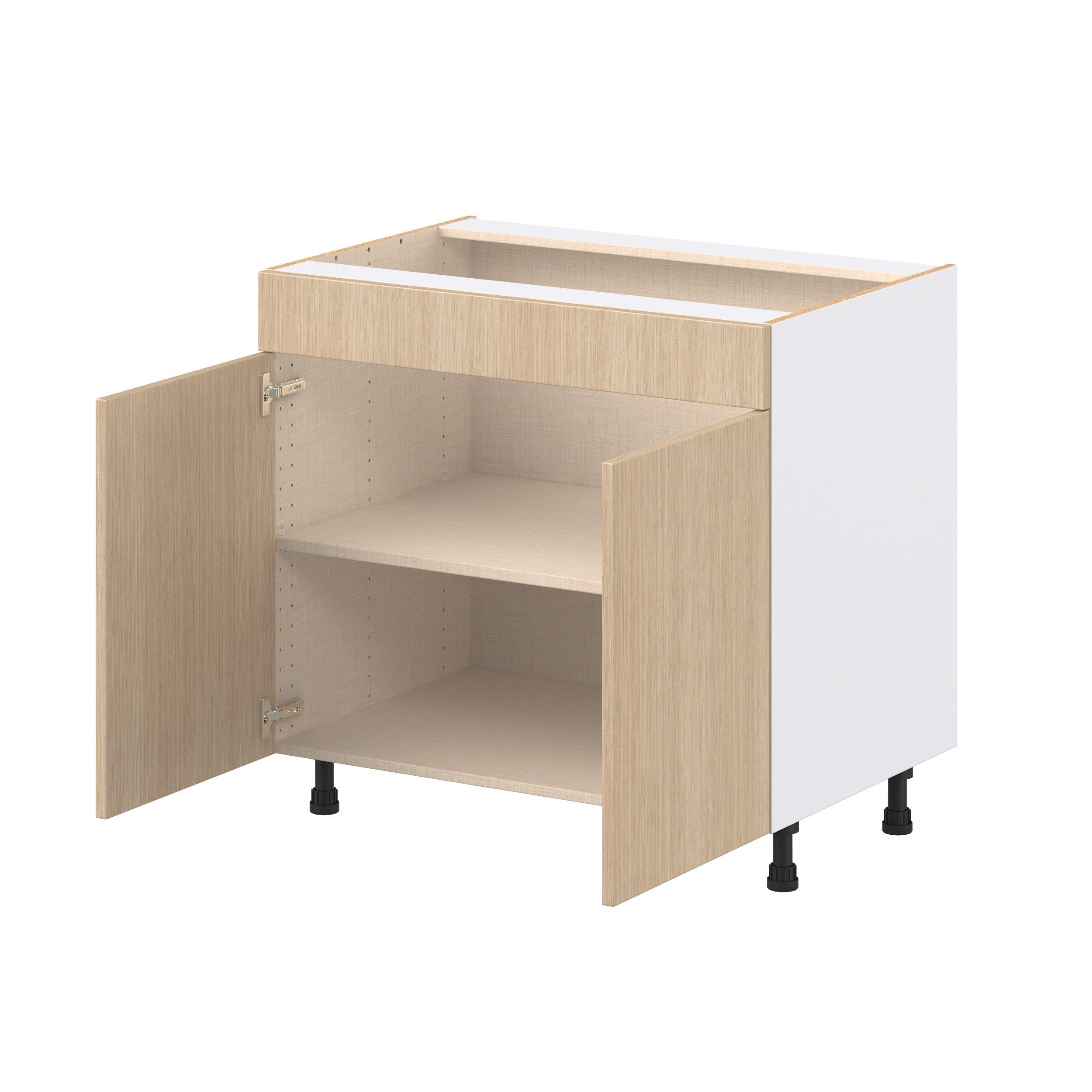 Glenwood 36 in. Mojavi Oak Cooktop Base Cabinet