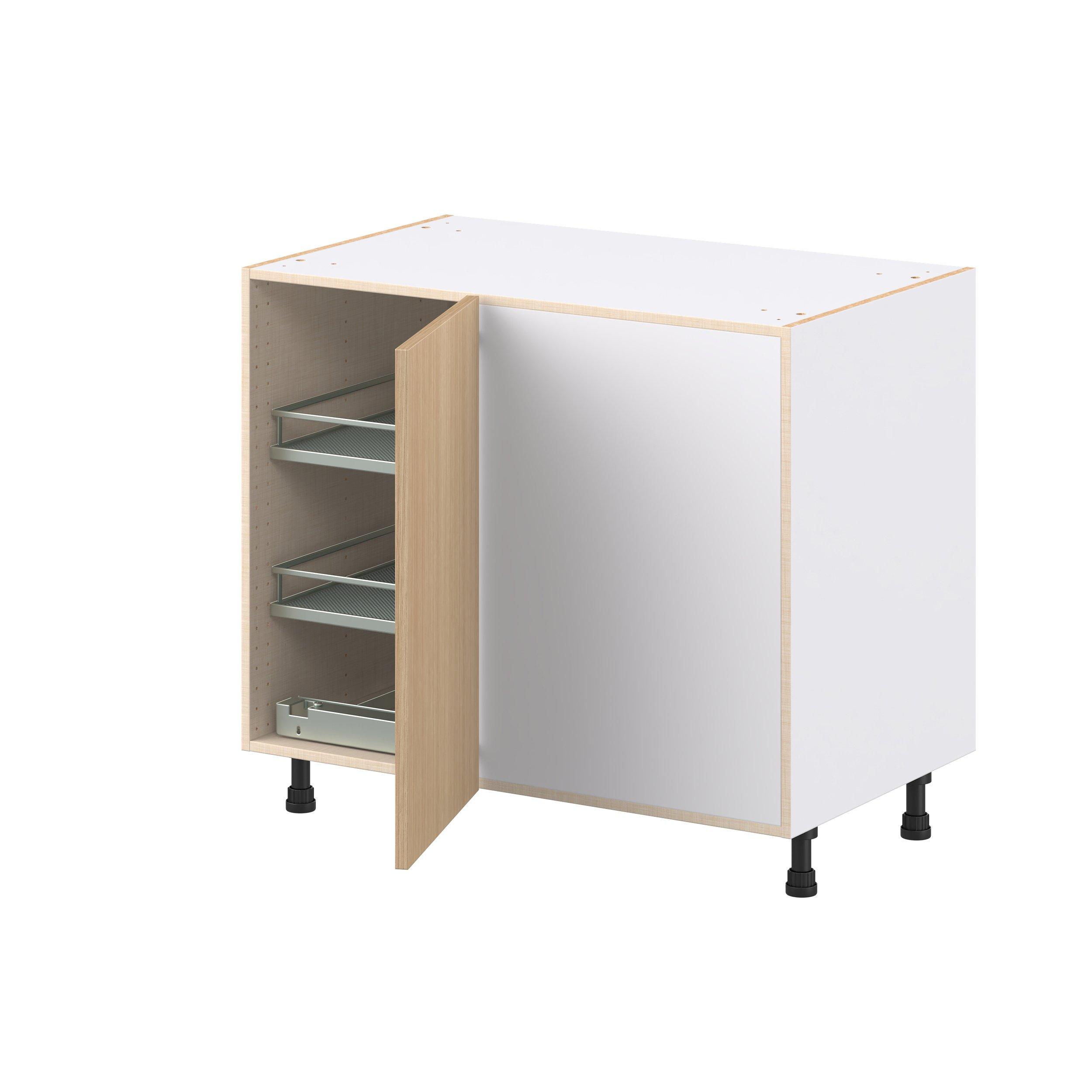Glenwood 39 in. Mojavi Oak Swing Out Blind Corner Base Cabinet