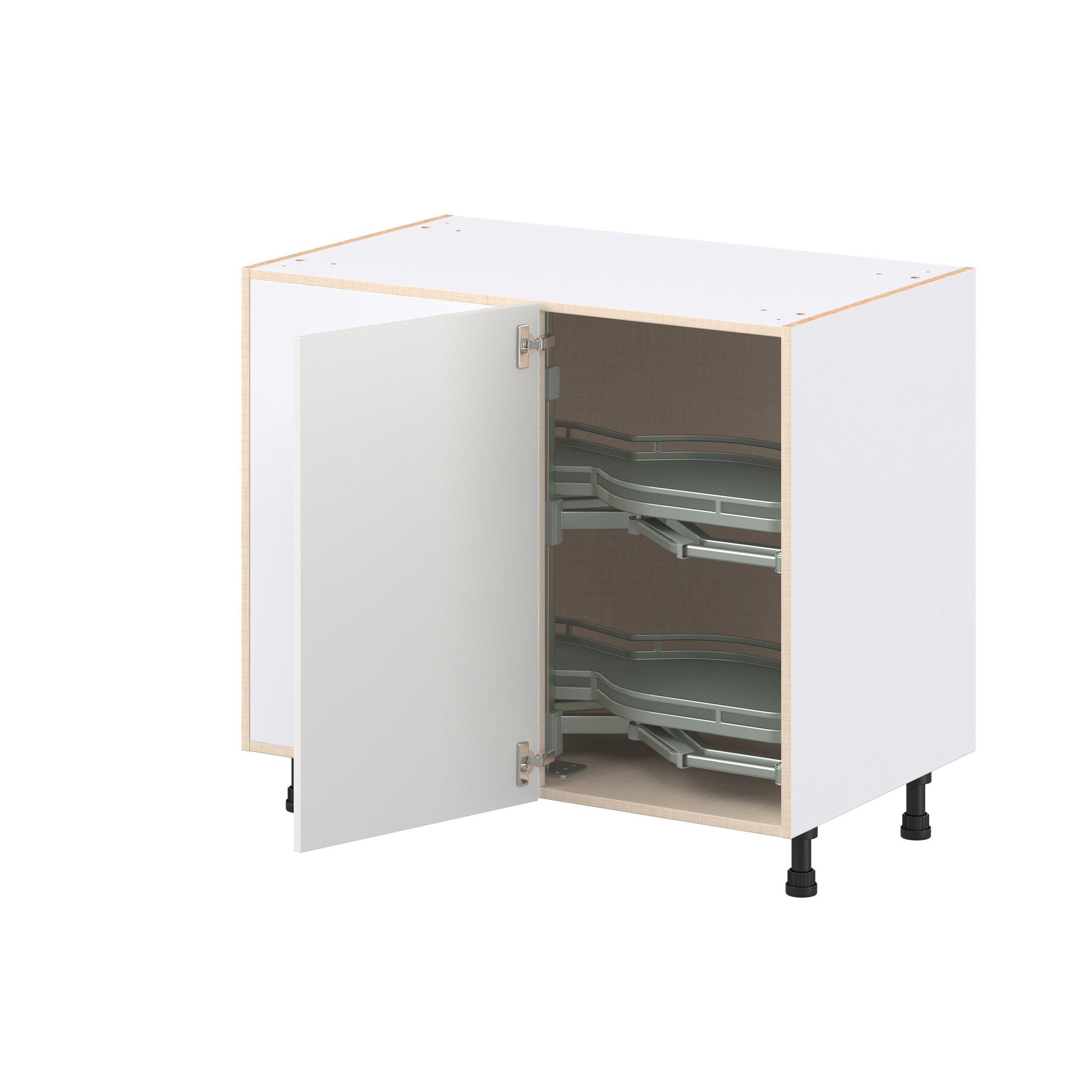 Candler 1 Door False Drawer Lemans Blind Corner Base Cabinet