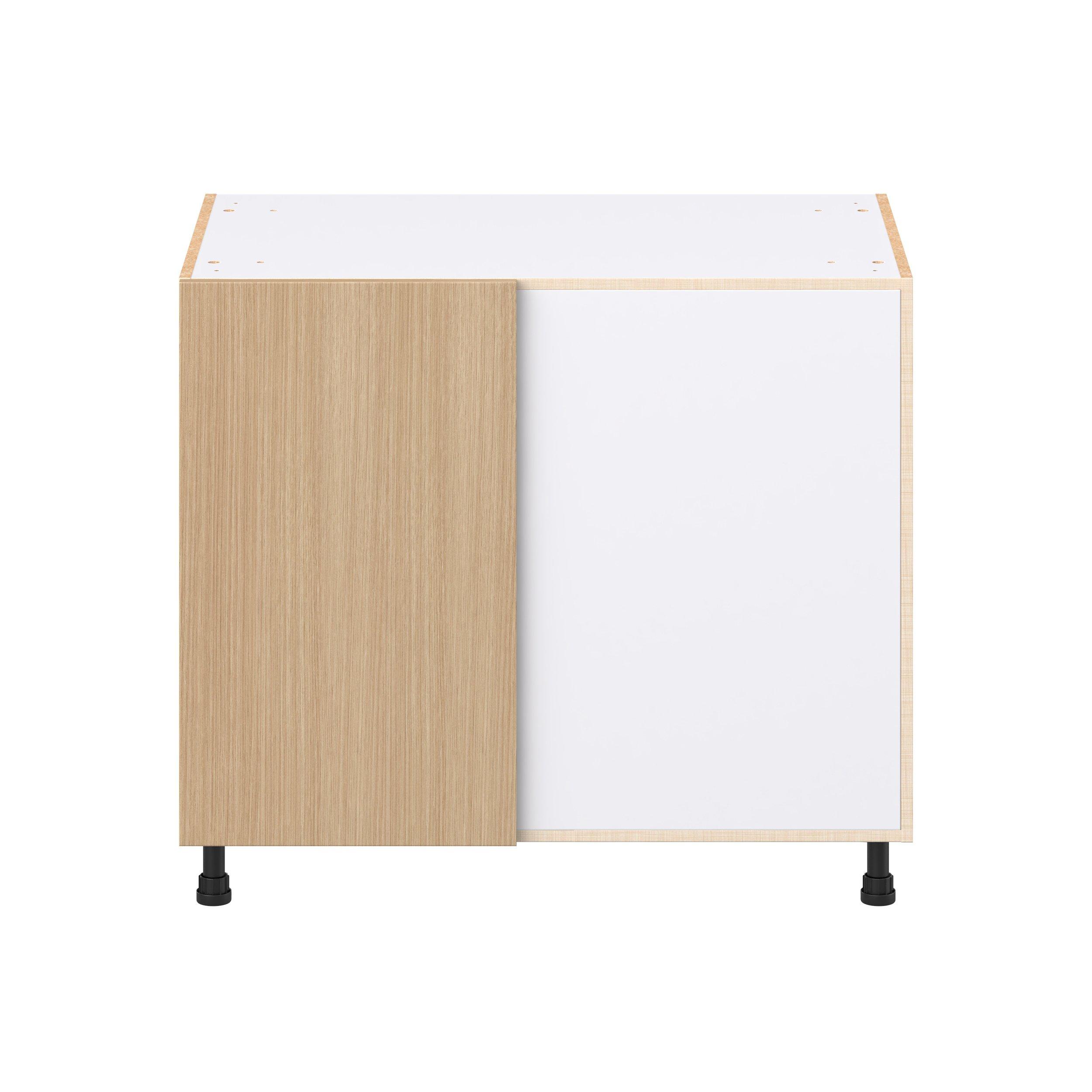 Glenwood 39 in. Mojavi Oak Lemans Swing Out Blind Corner Base Cabinet
