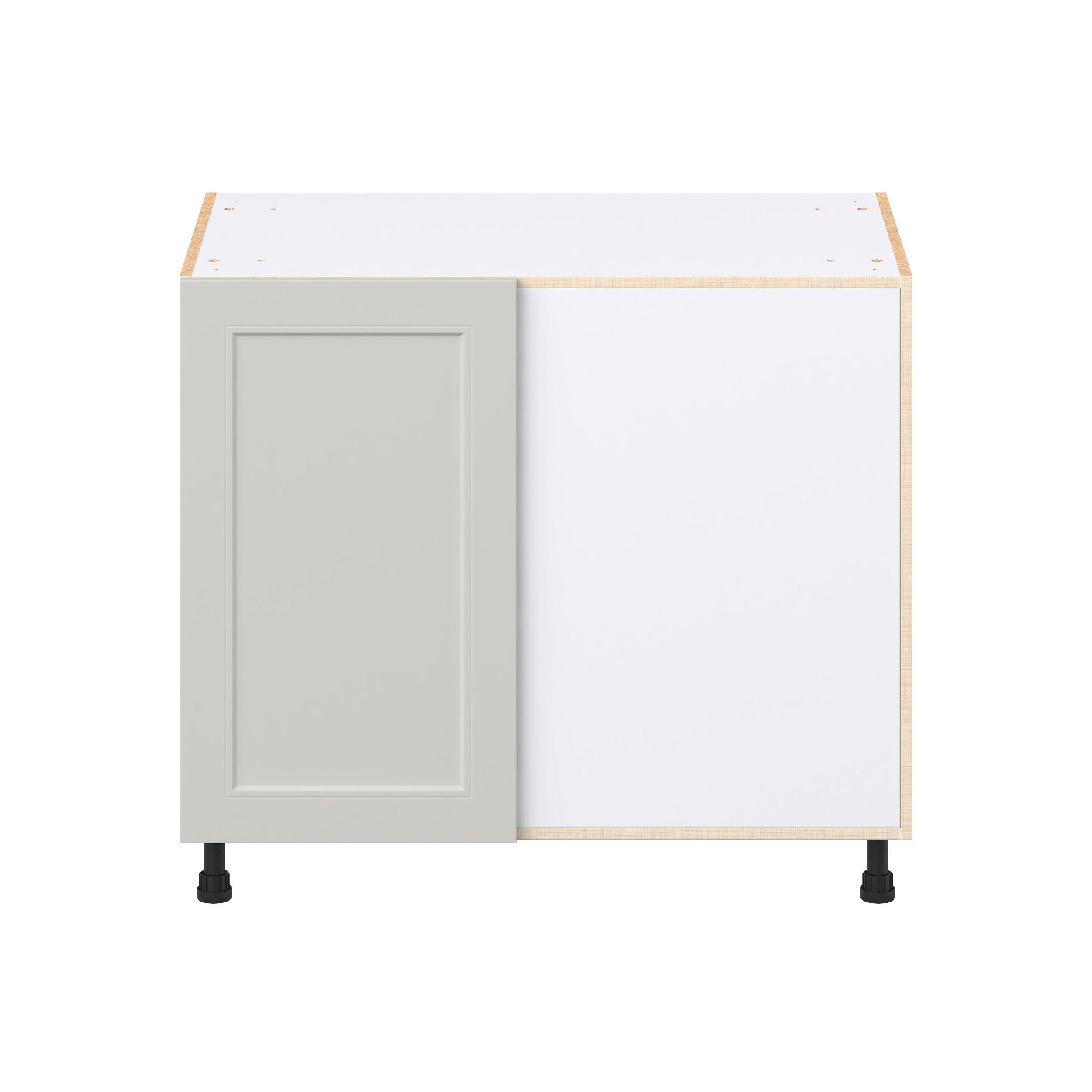 Lenox 39 in. Painted Light Gray Blind Corner Base Cabinet