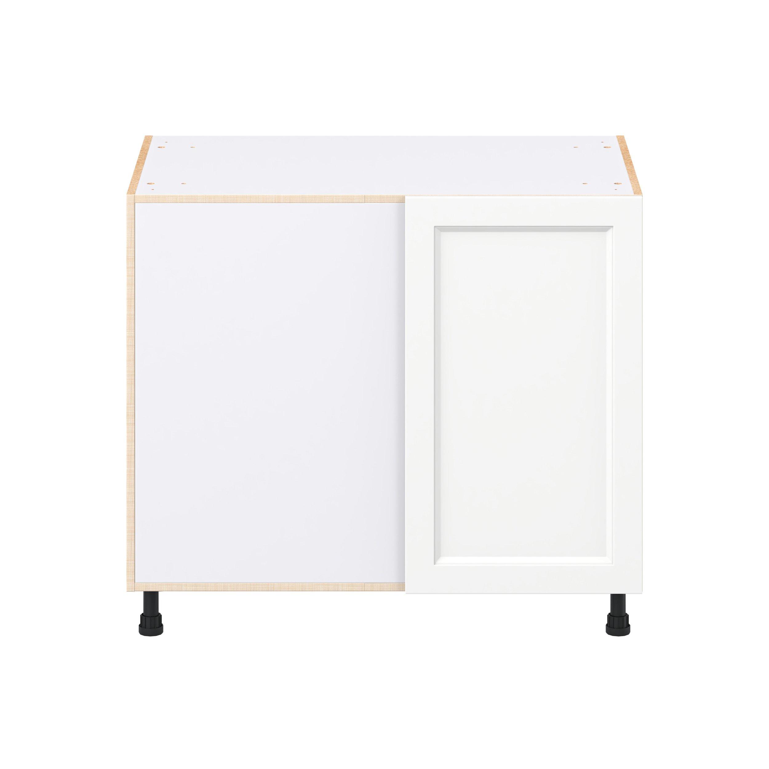 Peachtree 39 in. Painted Bright White Blind Corner Base Cabinet