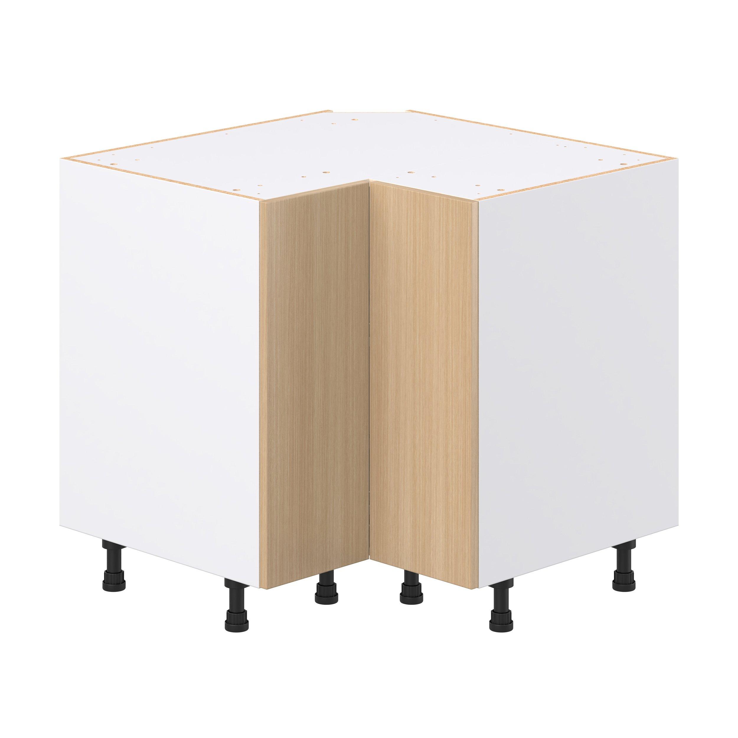Glenwood 36 in. Mojavi Oak Lazy Susan Corner Base Cabinet
