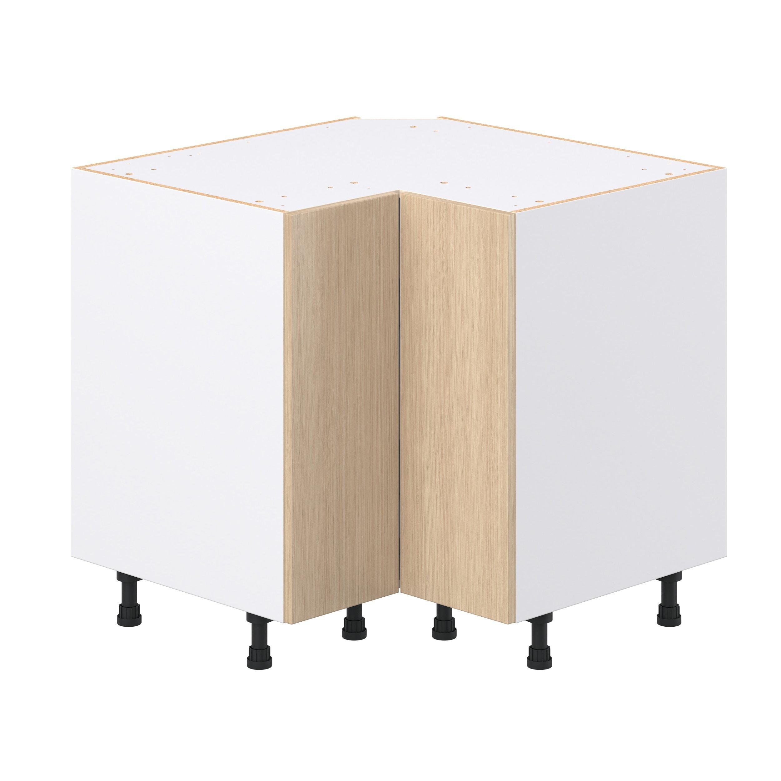 Glenwood 36 in. Mojavi Oak Lazy Susan Corner Base Cabinet