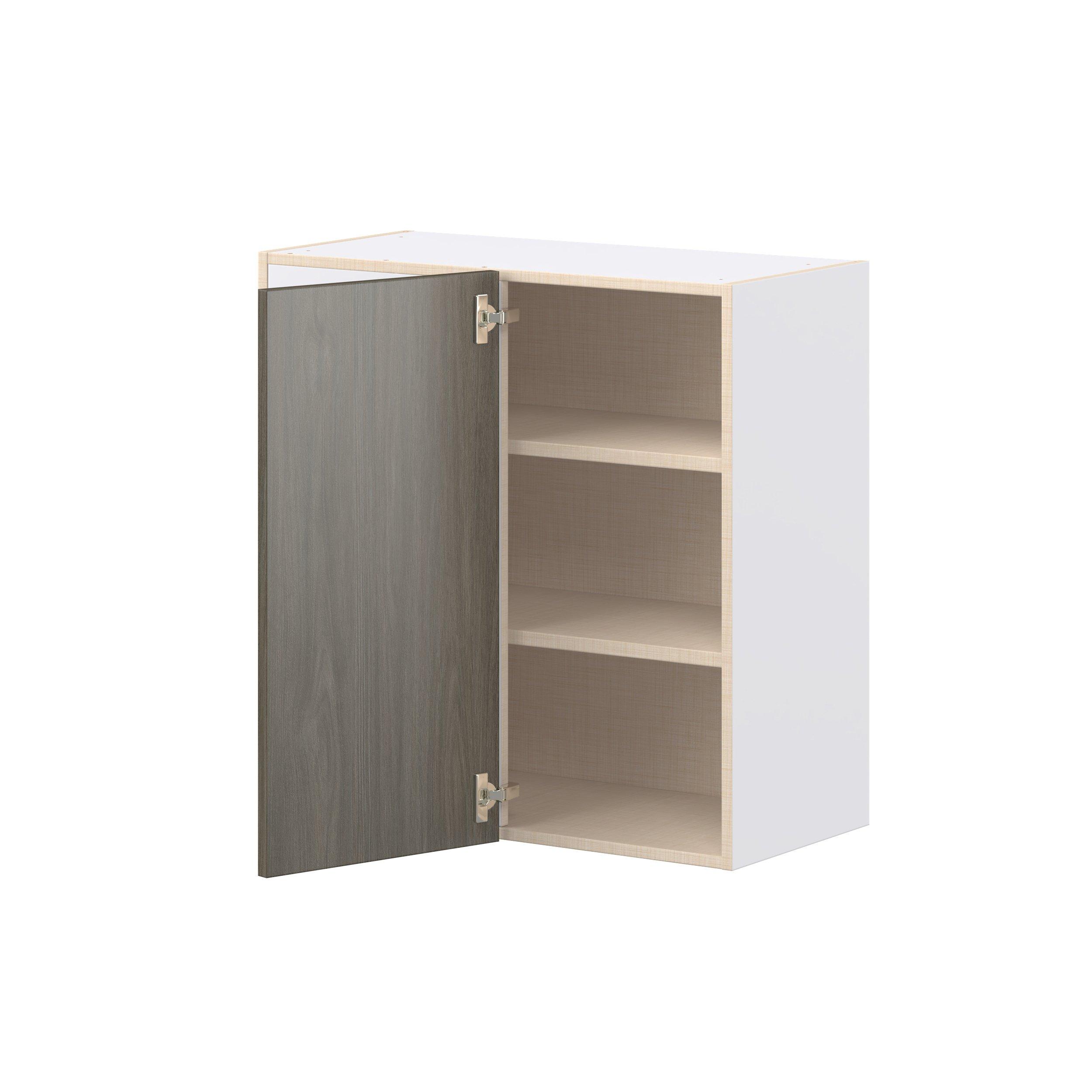 Glenwood 30 in. Burnt Walnut Left Blind Corner Wall Cabinet